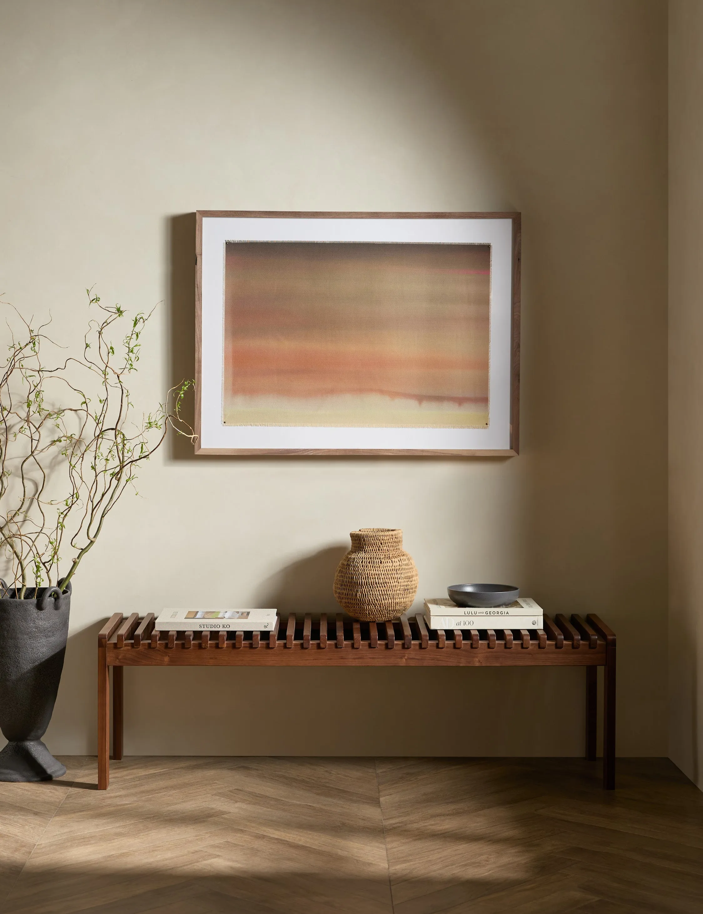 Abstract Ombre 04 Wall Art by Roseanne Kenny Lulu and Georgia