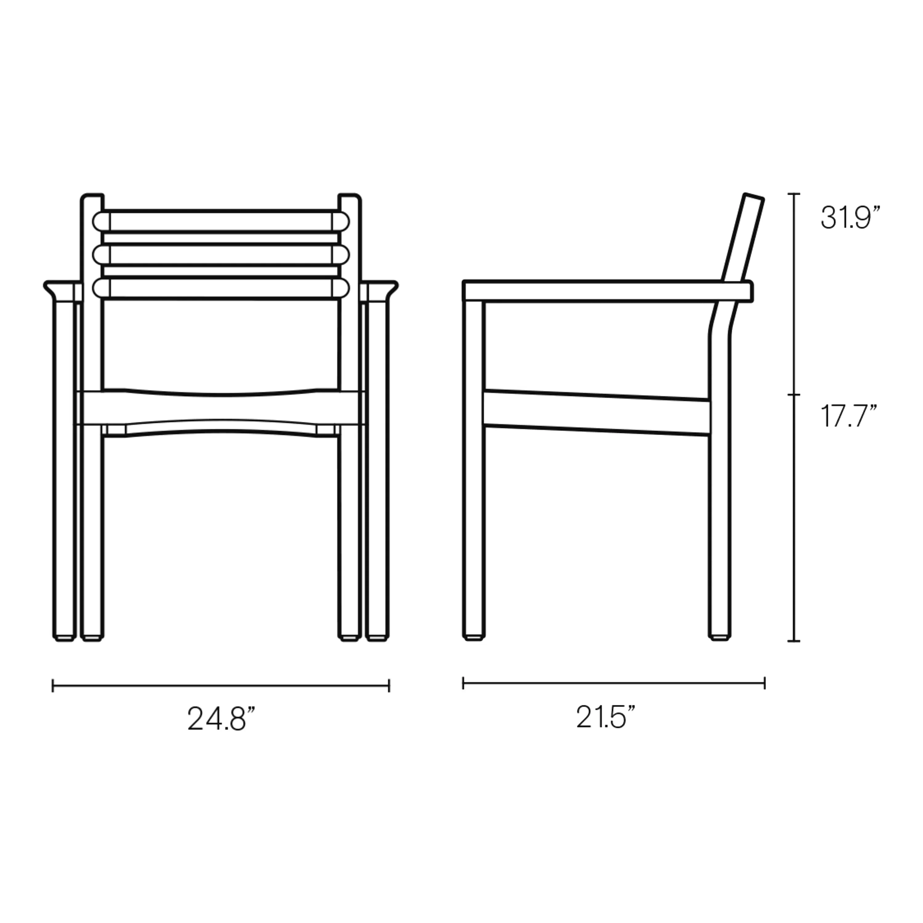 AH Outdoor Dining Armchair