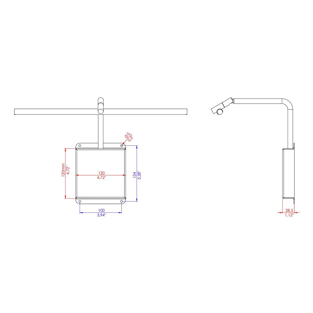 Airy Stem LED Picture Light