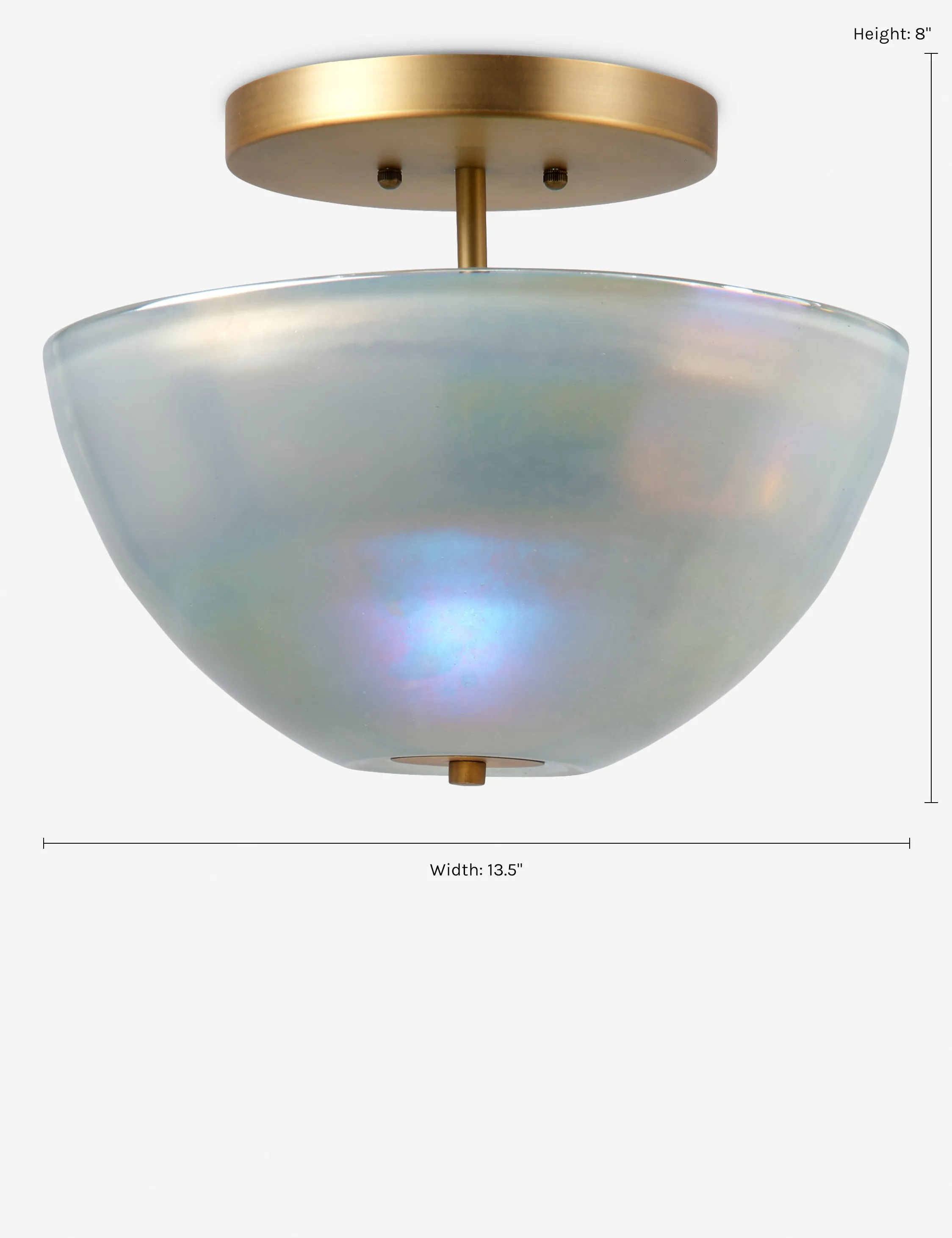 Akari Semi-Flush Mount Light Lulu and Georgia