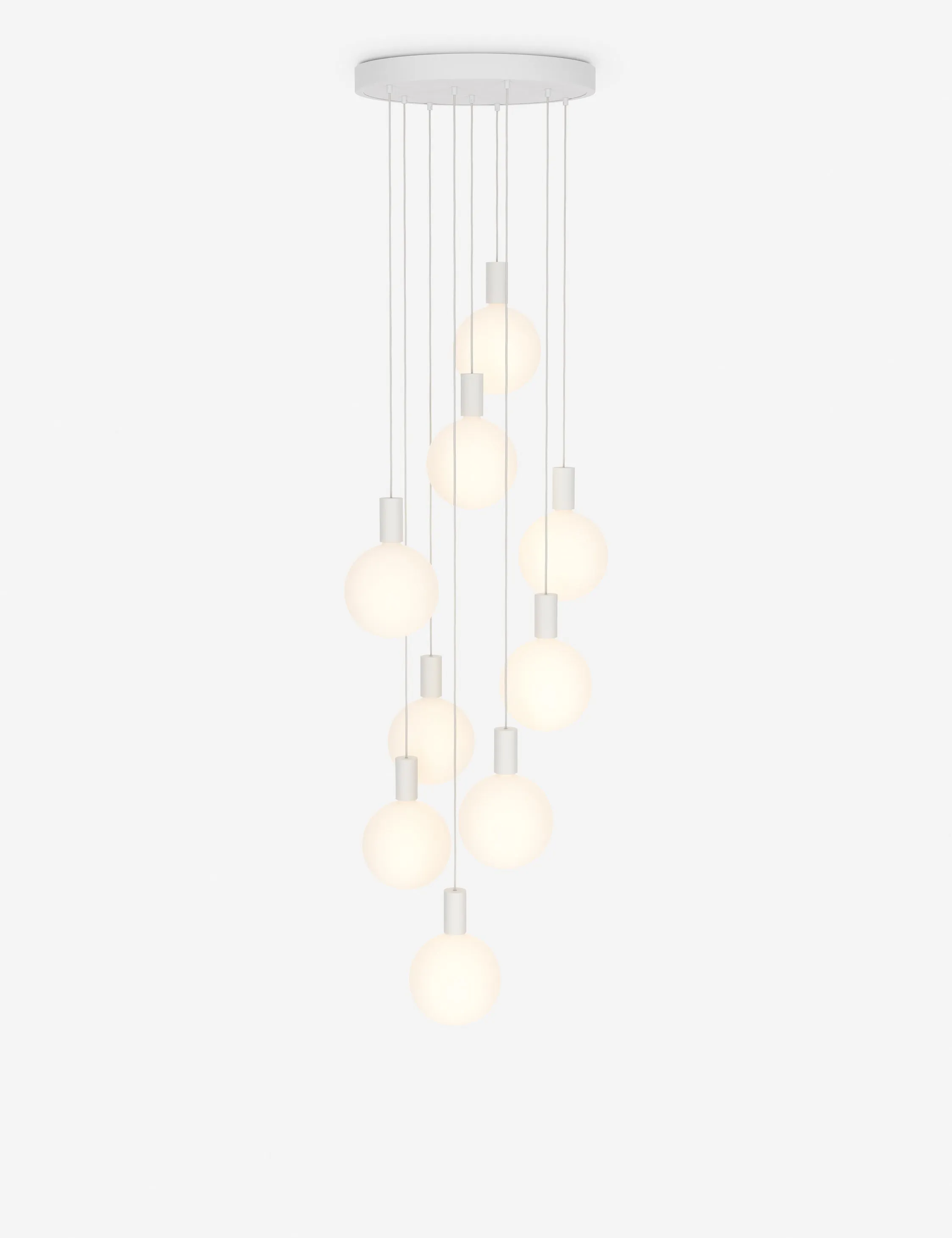 Alumina 9-Light Pendant Light by Tala Lulu and Georgia
