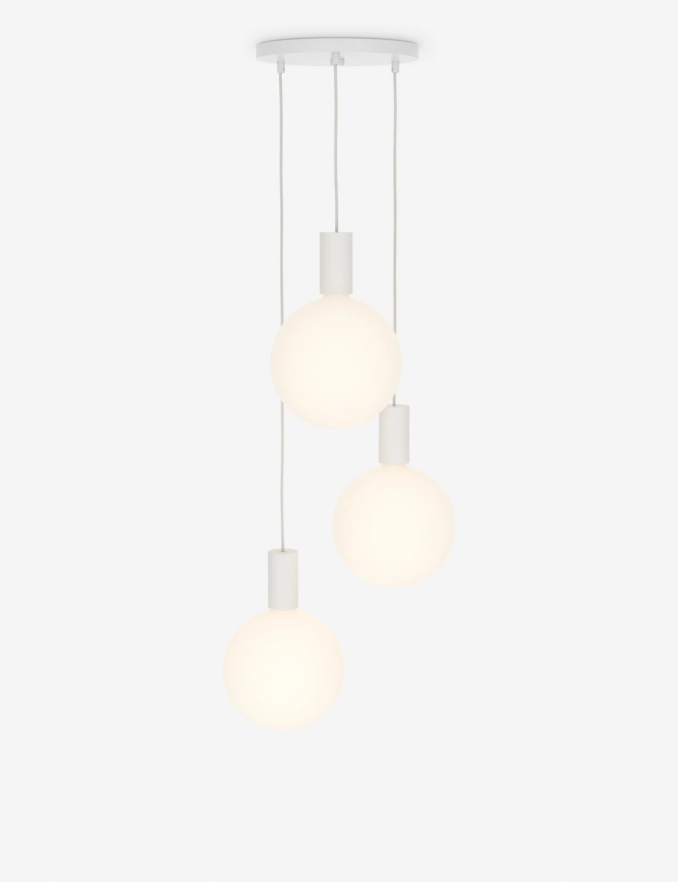 Alumina Triple Pendant Light by Tala Lulu and Georgia
