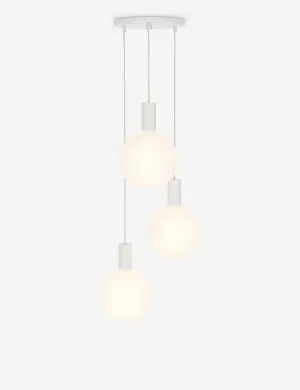 Alumina Triple Pendant Light by Tala Lulu and Georgia
