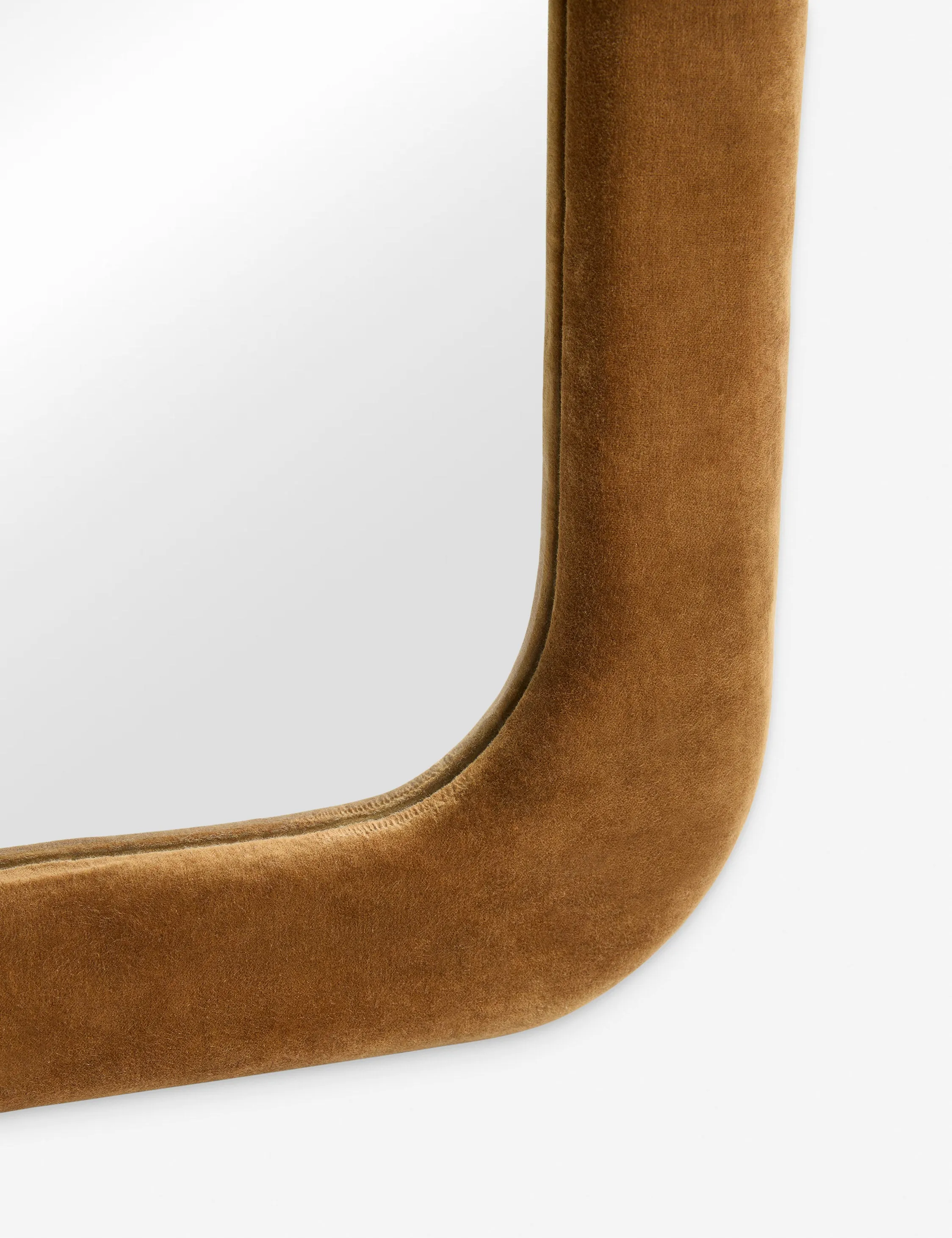 Annalee Upholstered Mantel Mirror Lulu and Georgia