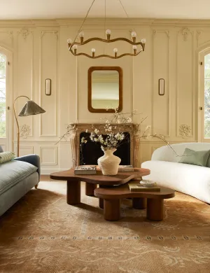 Annalee Upholstered Mantel Mirror Lulu and Georgia