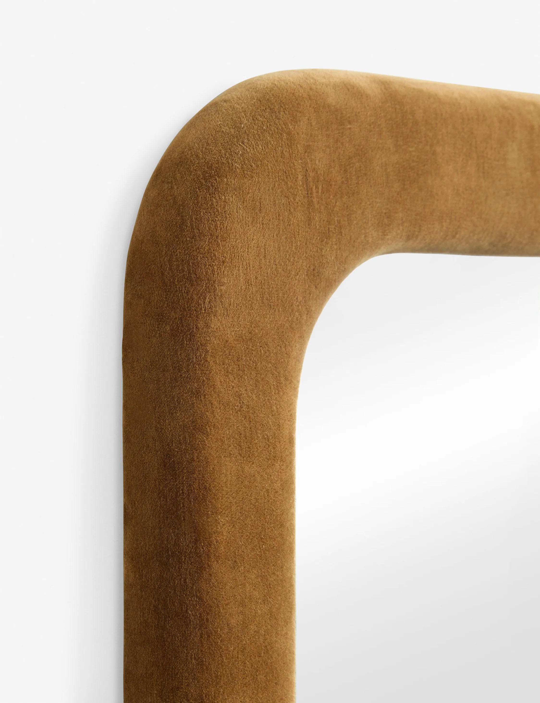 Annalee Upholstered Mantel Mirror Lulu and Georgia