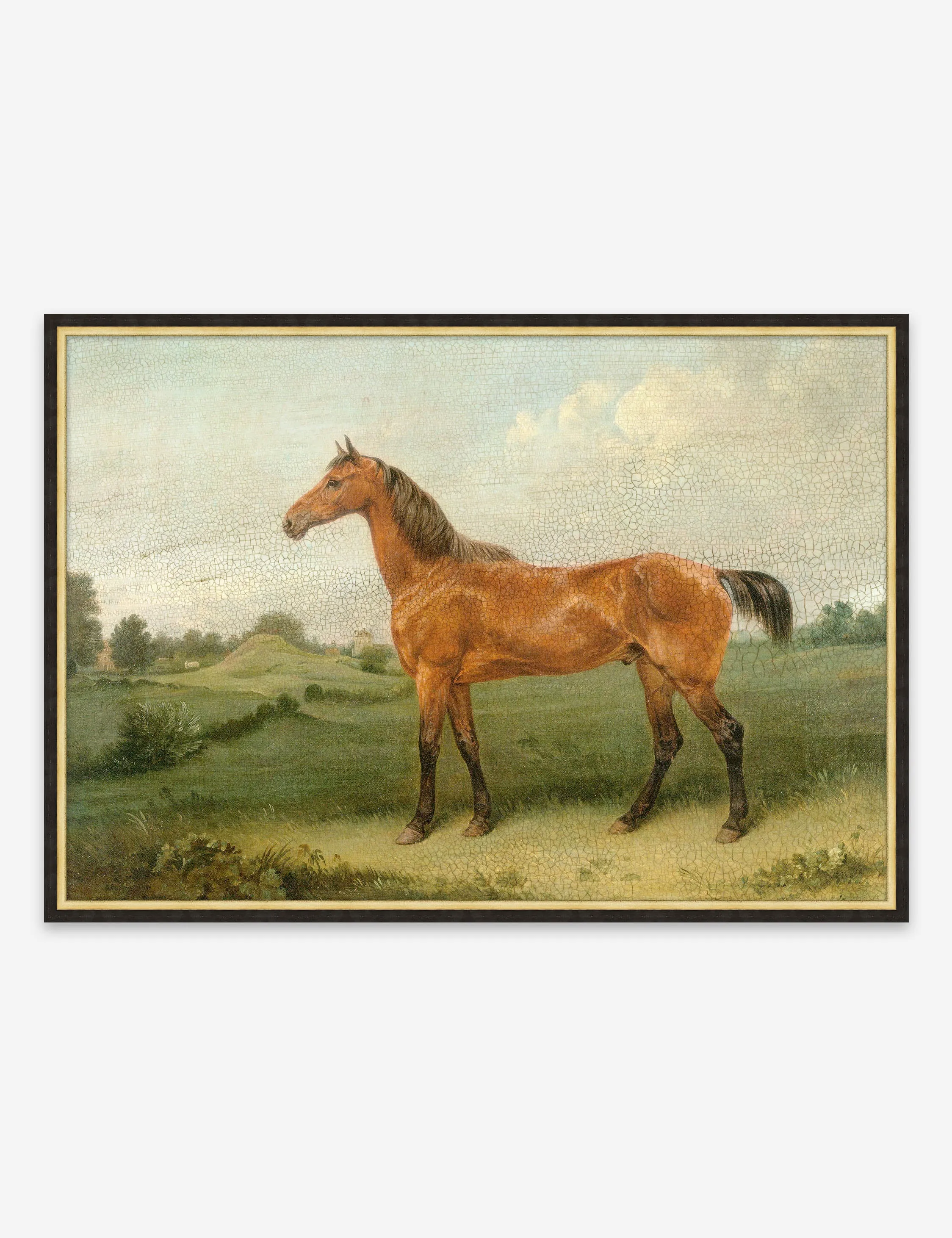 Antiqued Horse II Wall Art Lulu and Georgia