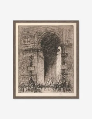 Arc de Triomphe, Paris Print by William Walcot Lulu and Georgia