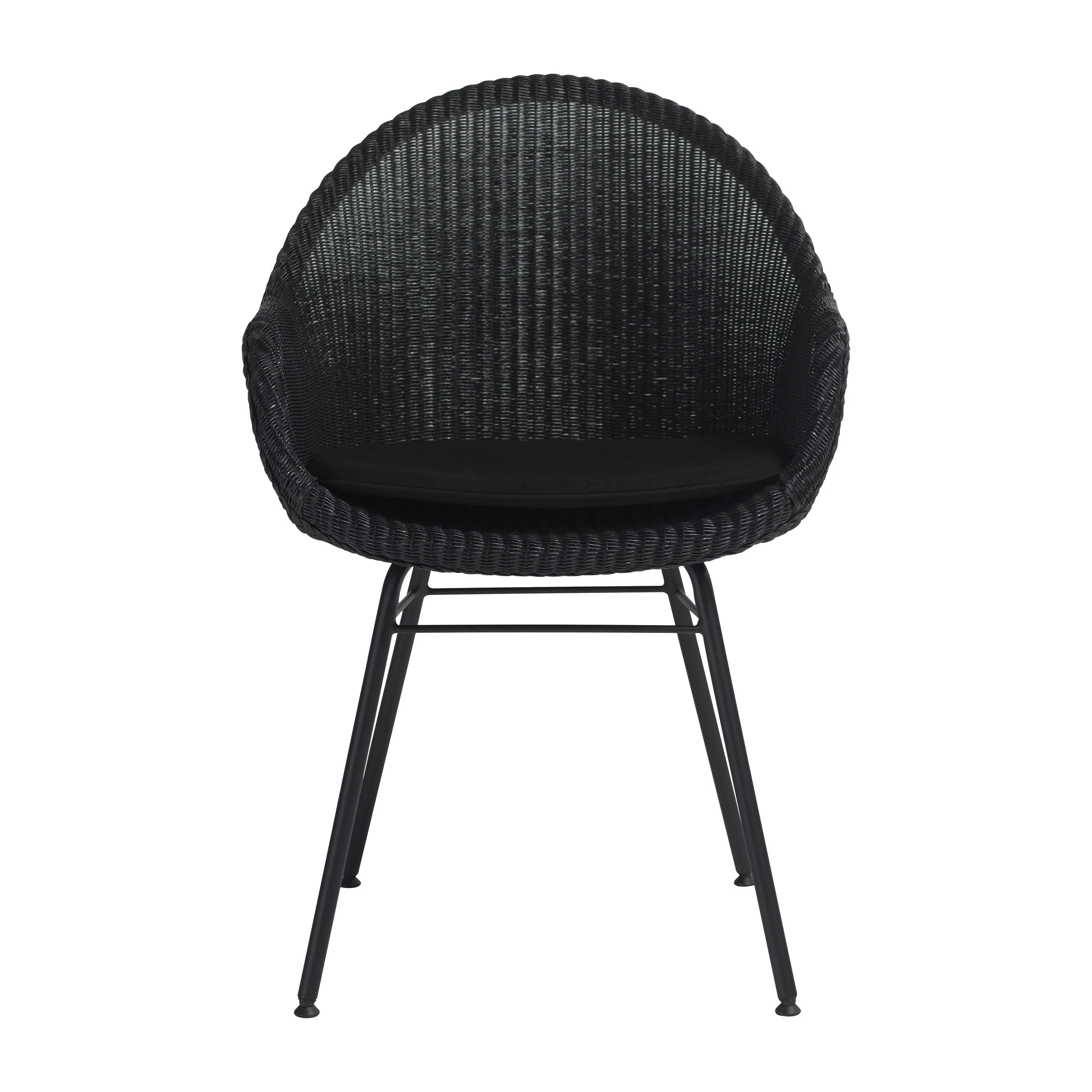 Avril Highback Dining Chair with Steel Base