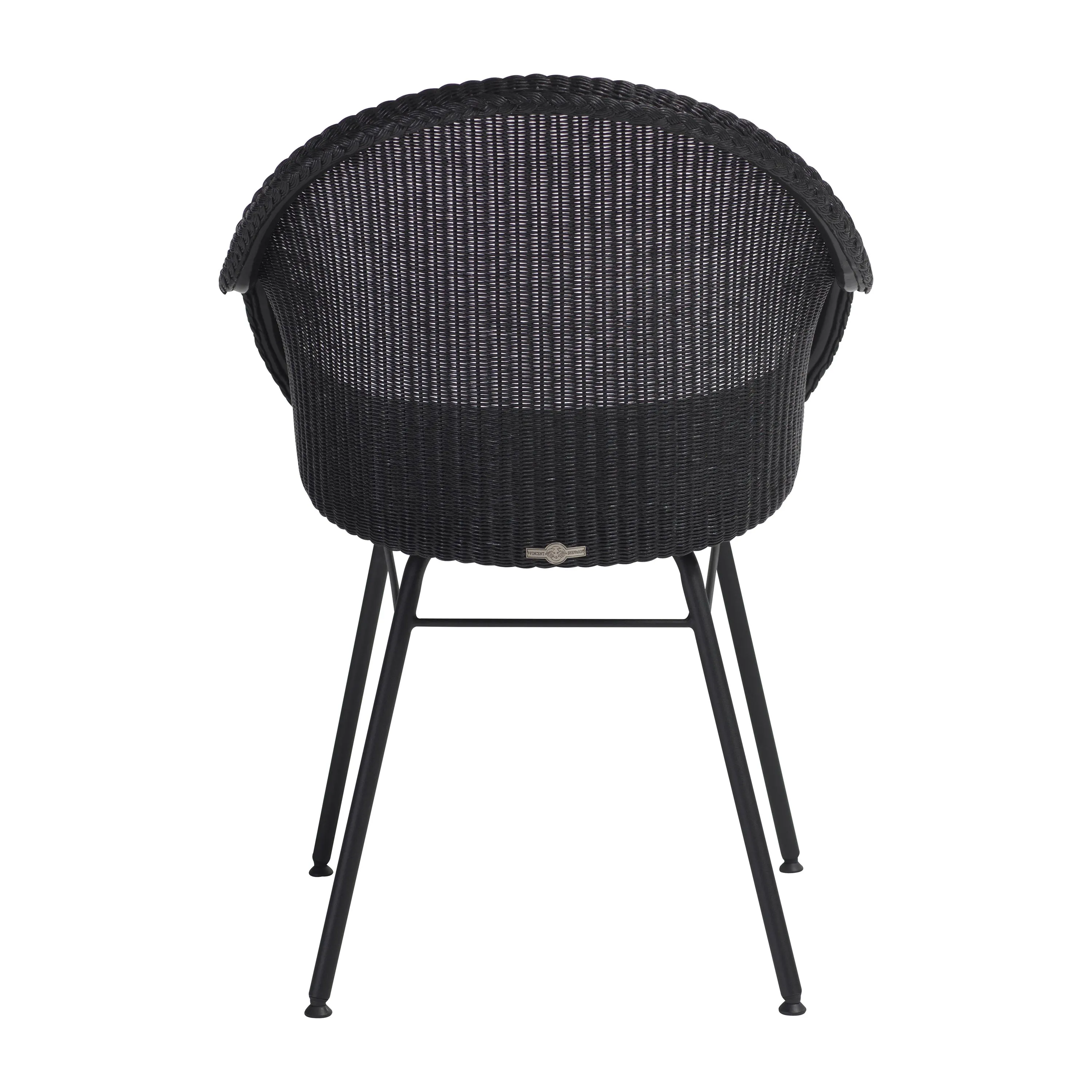 Avril Highback Dining Chair with Steel Base