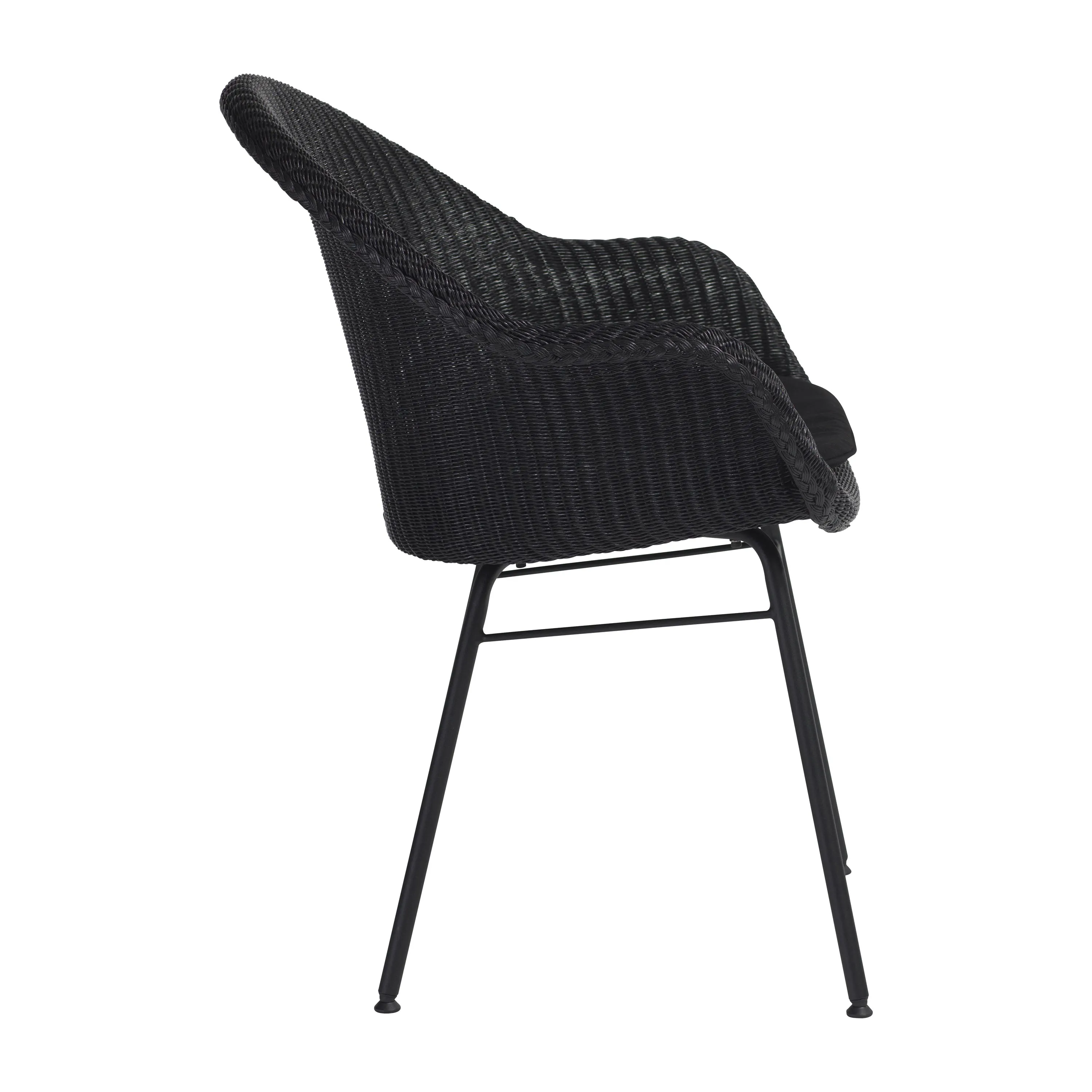Avril Highback Dining Chair with Steel Base