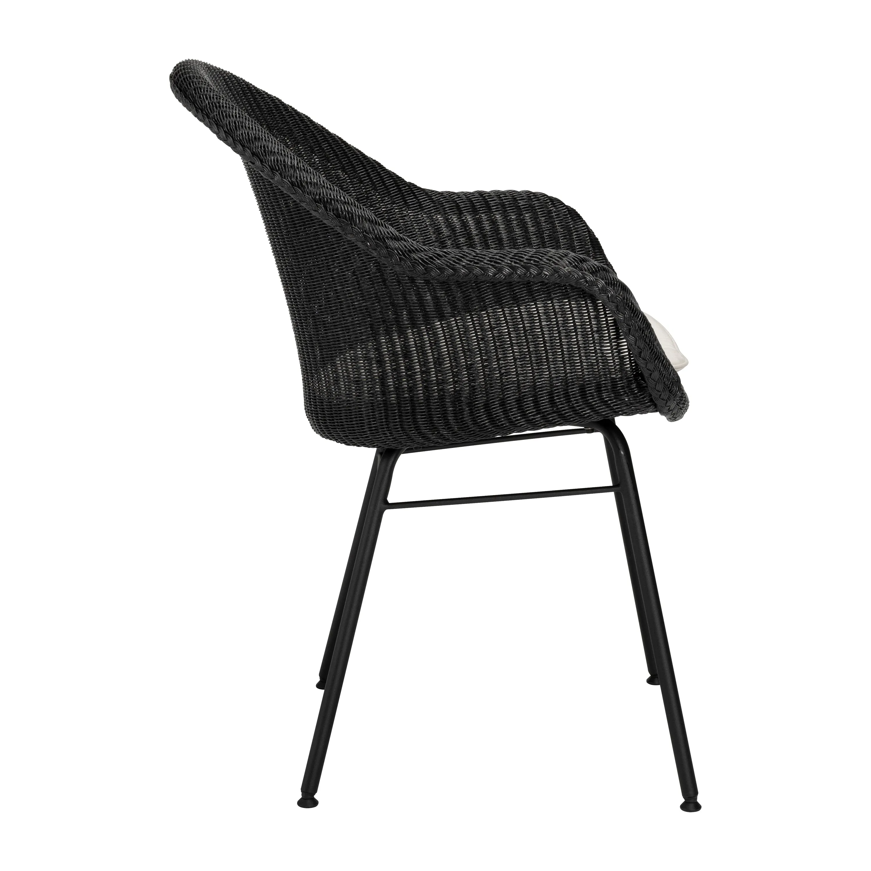 Avril Highback Dining Chair with Steel Base