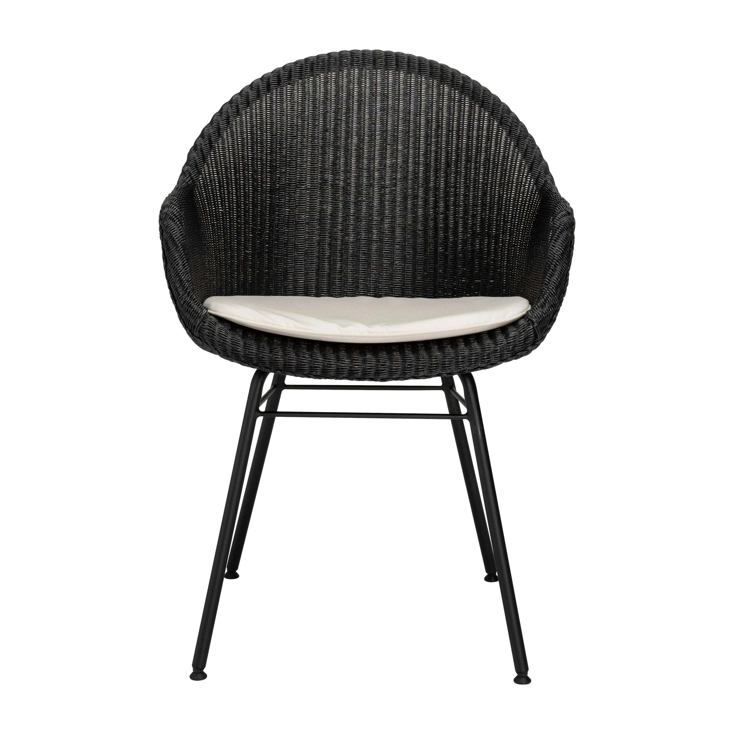 Avril Highback Dining Chair with Steel Base