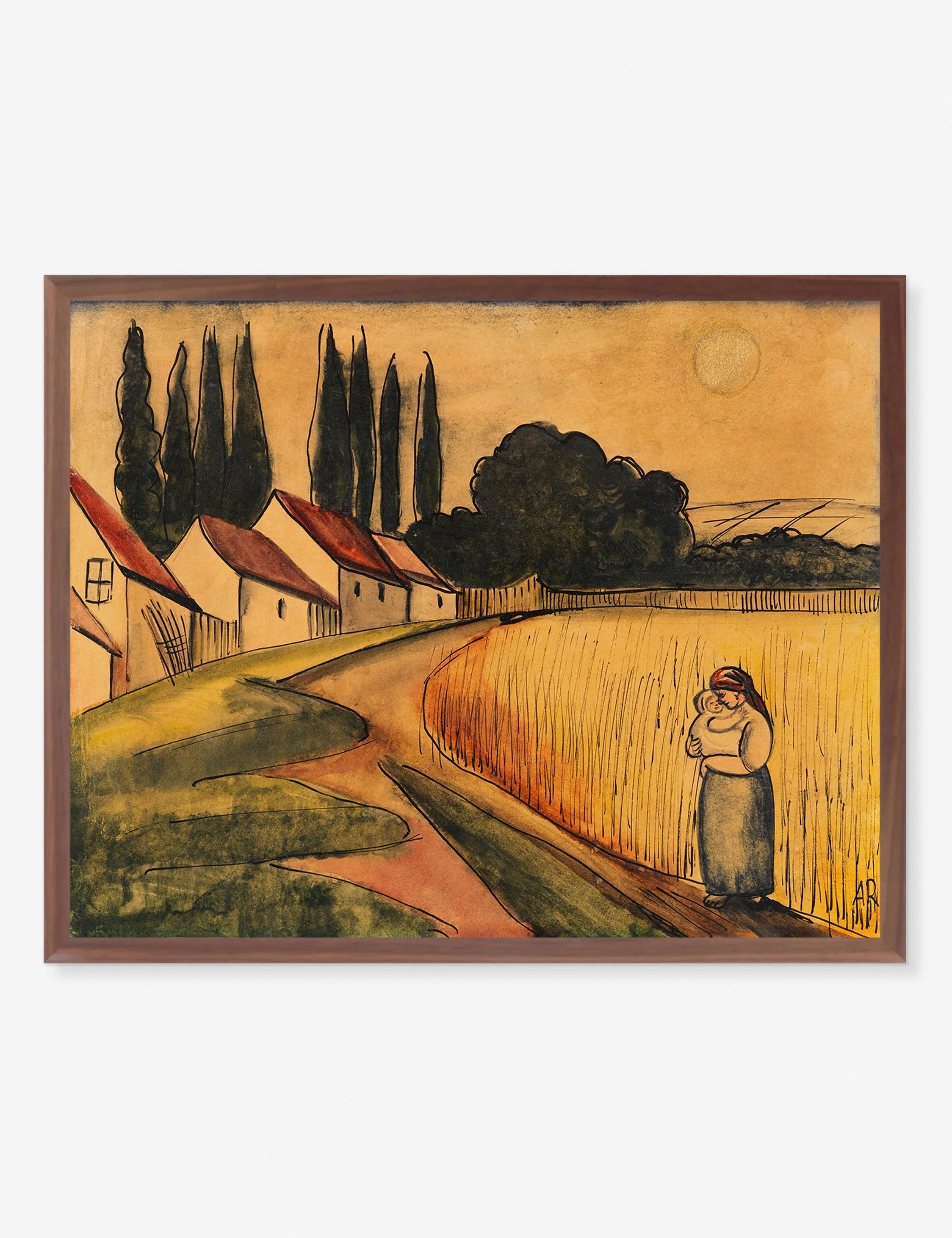 Bäuerin mit Kind (Farmer's Wife with Child) Print by Anita Rée Lulu and Georgia