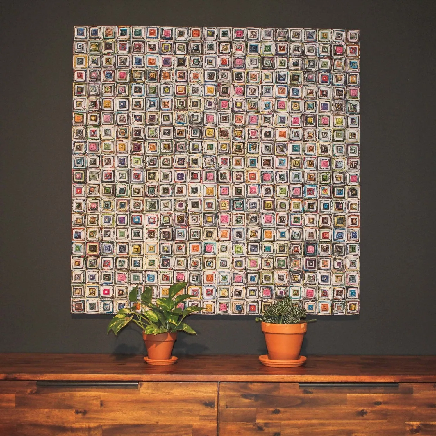 Bayan 40" Kaleidoscope Wall Art