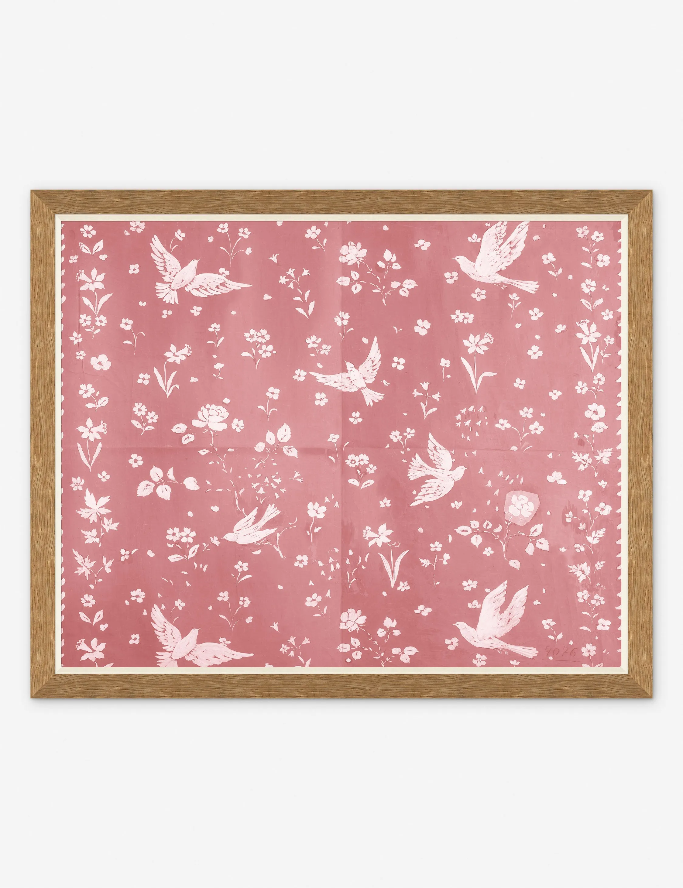 Birds and Flowers Print by Paule Marrot Lulu and Georgia