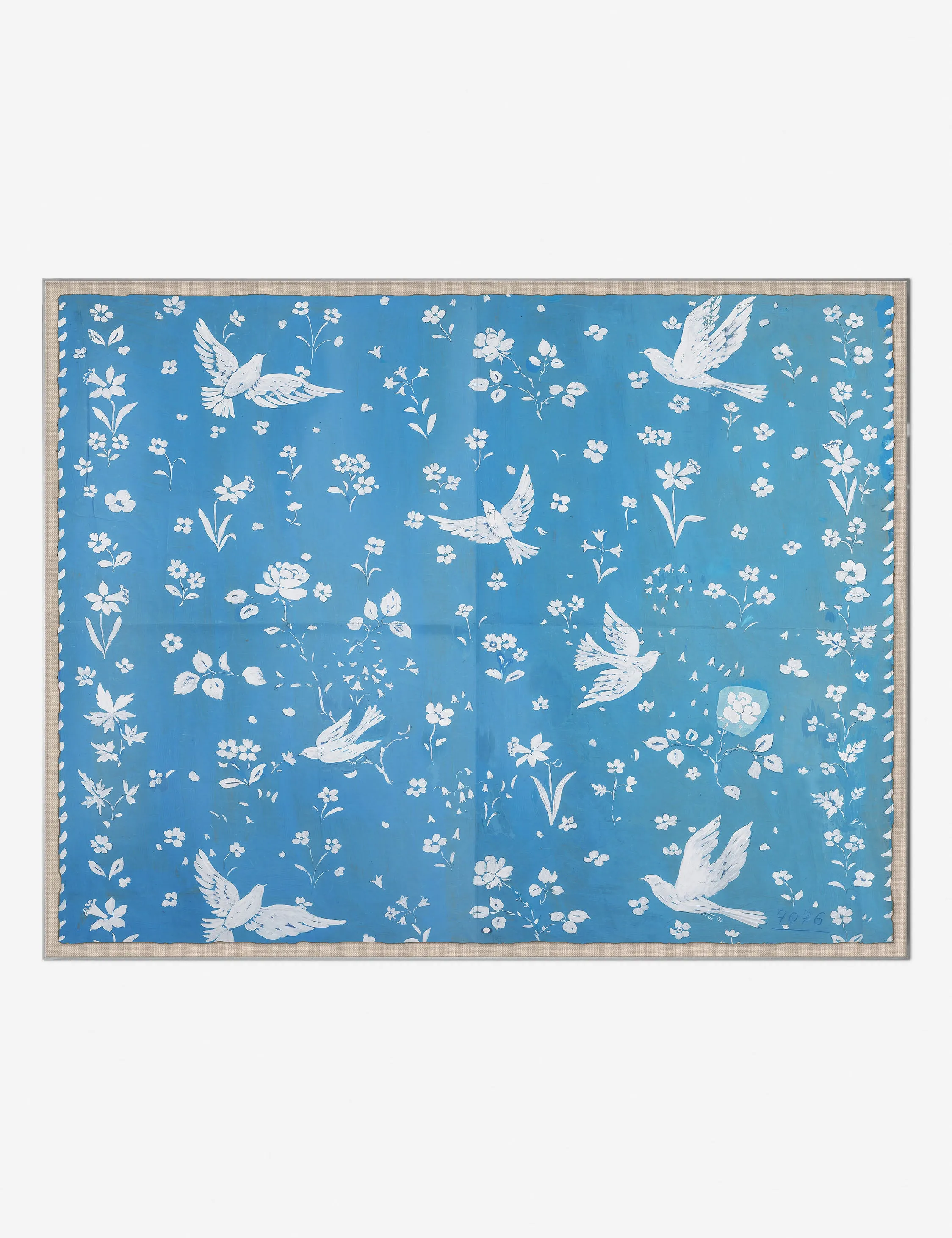 Birds and Flowers Print by Paule Marrot Lulu and Georgia