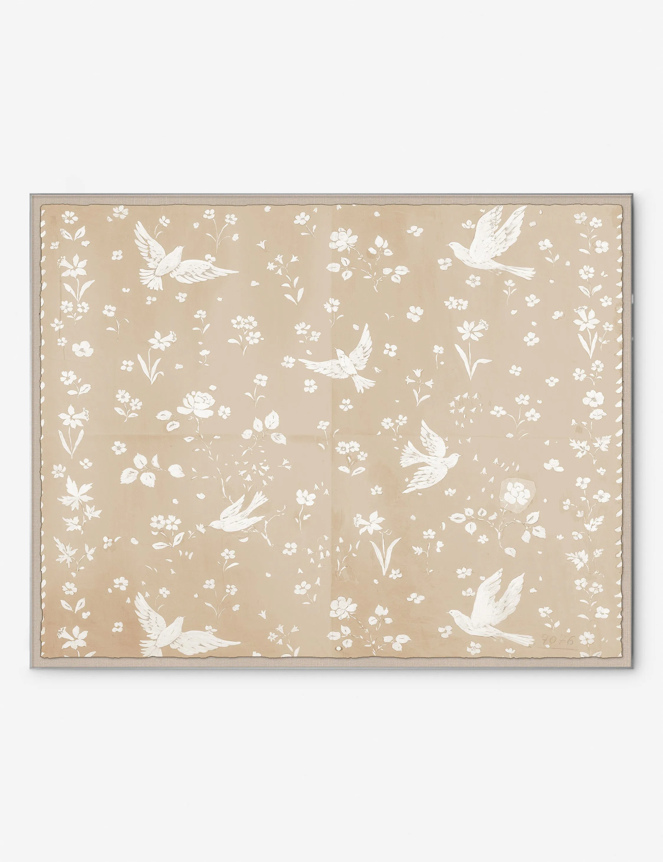 Birds and Flowers Print by Paule Marrot Lulu and Georgia
