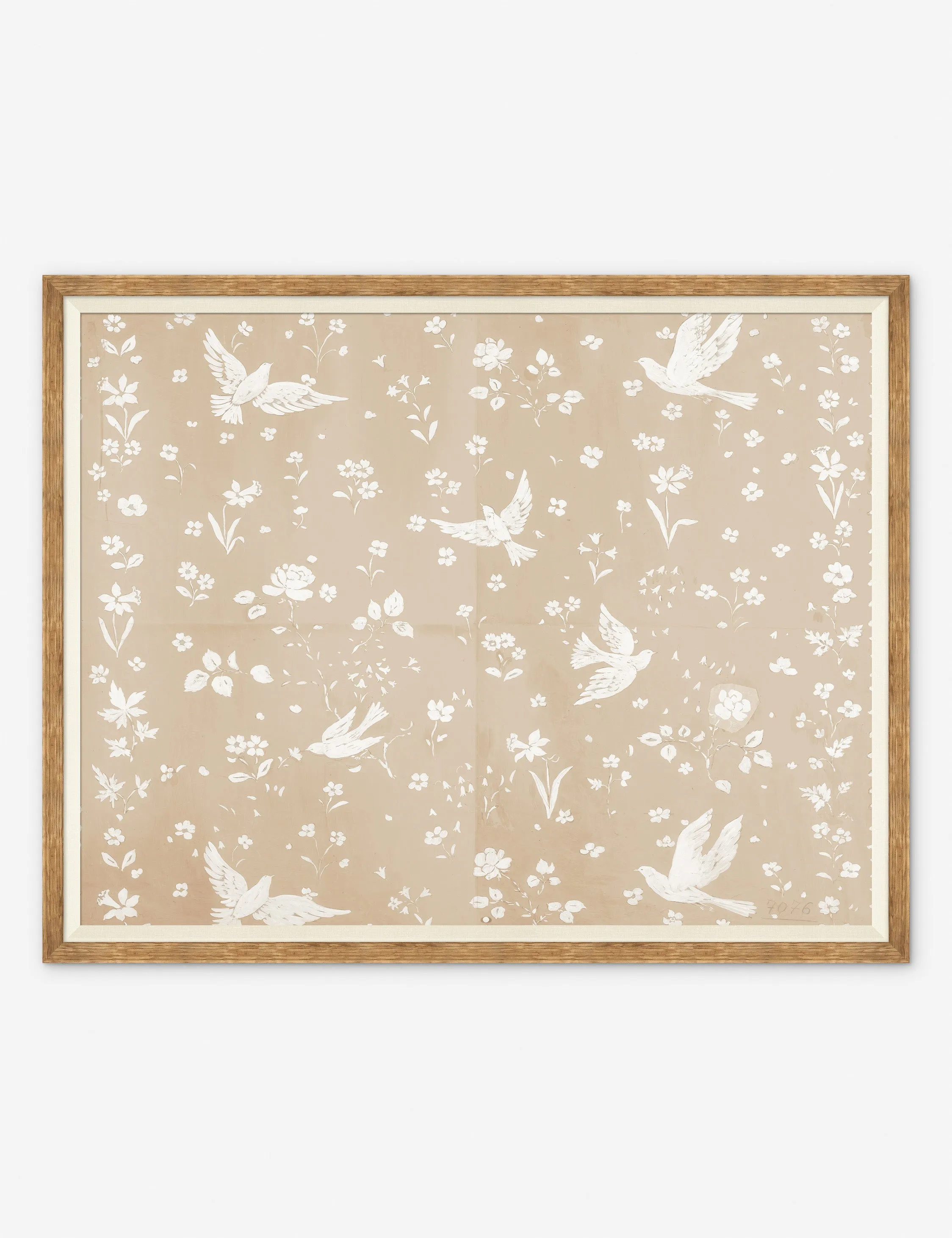 Birds and Flowers Print by Paule Marrot Lulu and Georgia