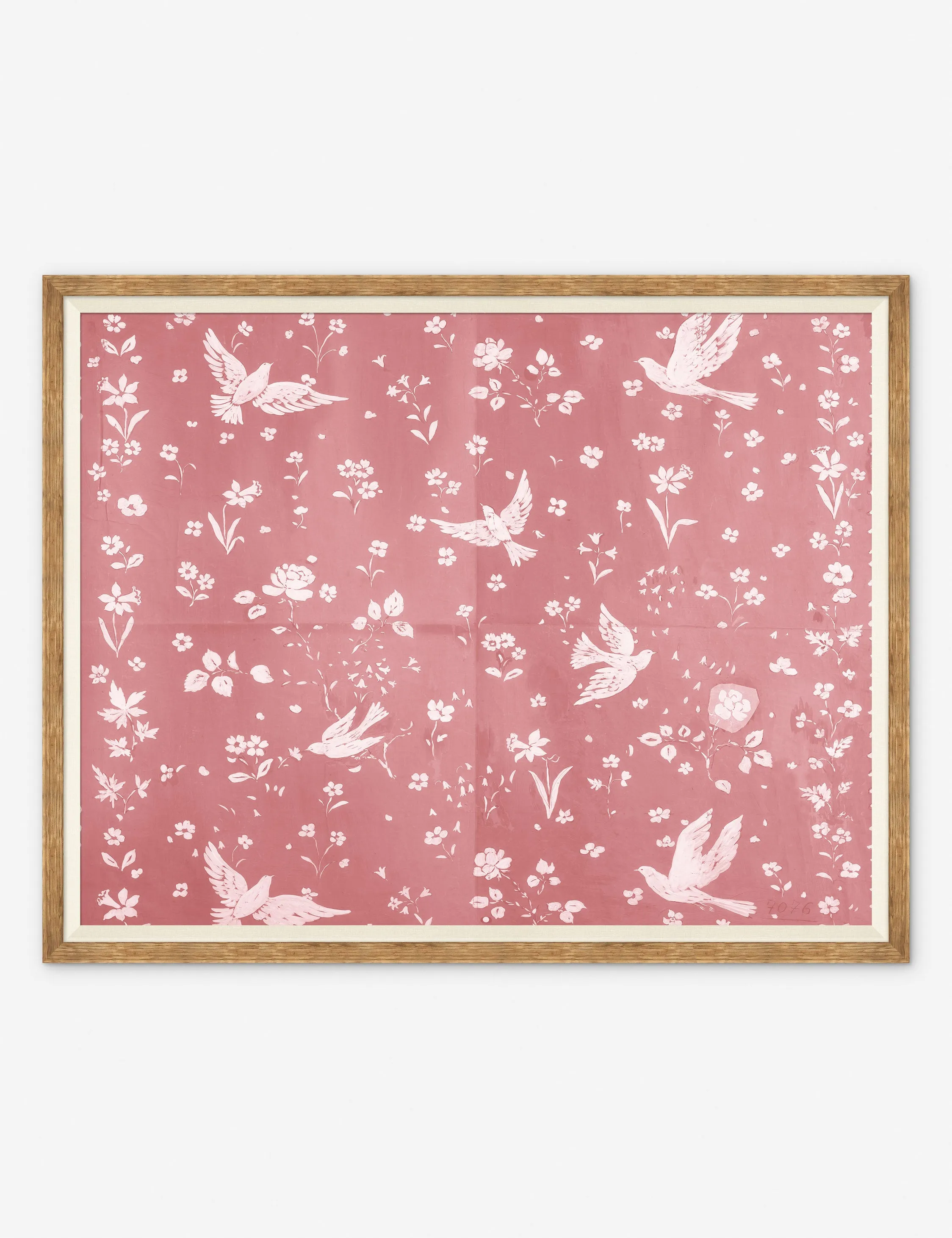 Birds and Flowers Print by Paule Marrot Lulu and Georgia