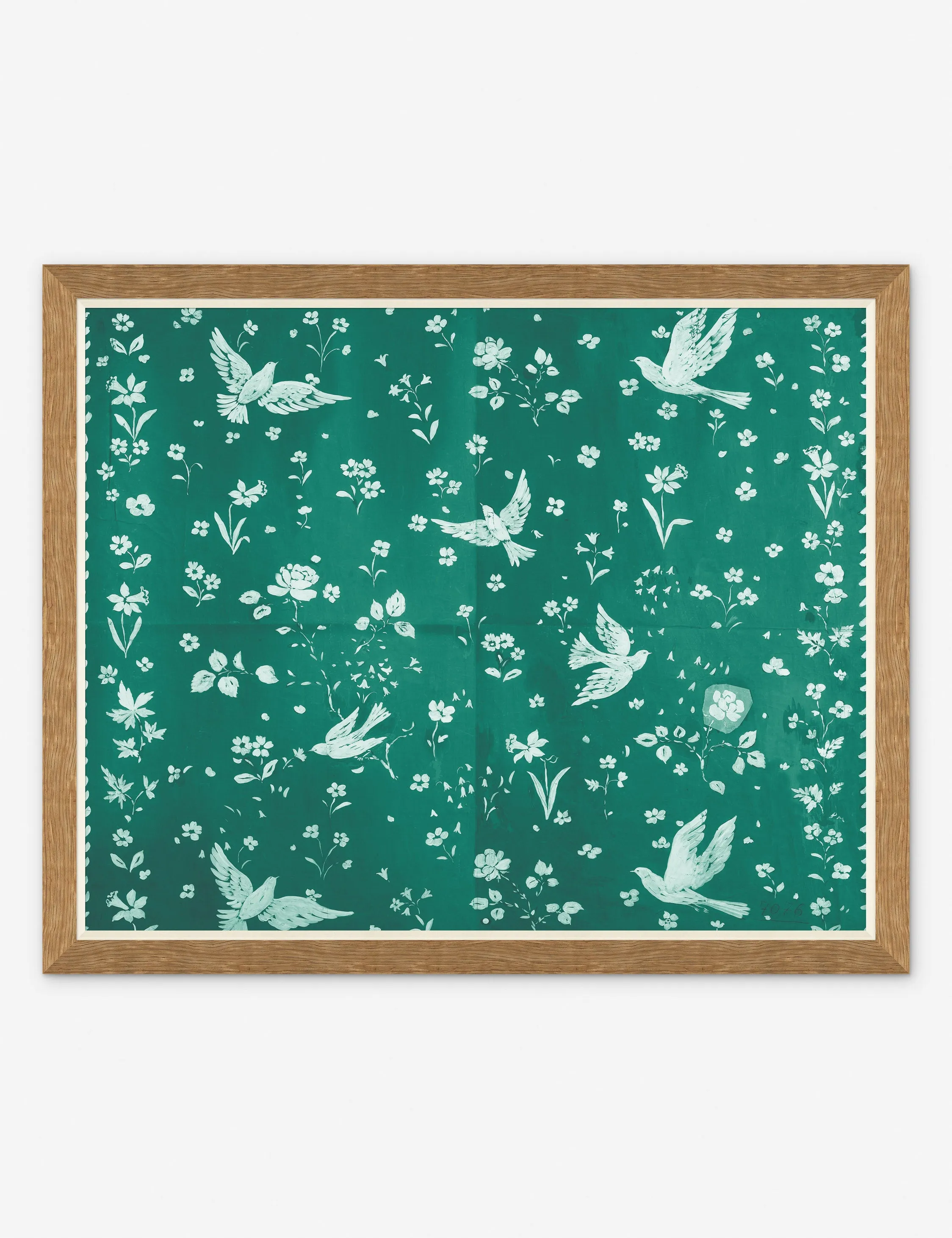 Birds and Flowers Print by Paule Marrot Lulu and Georgia