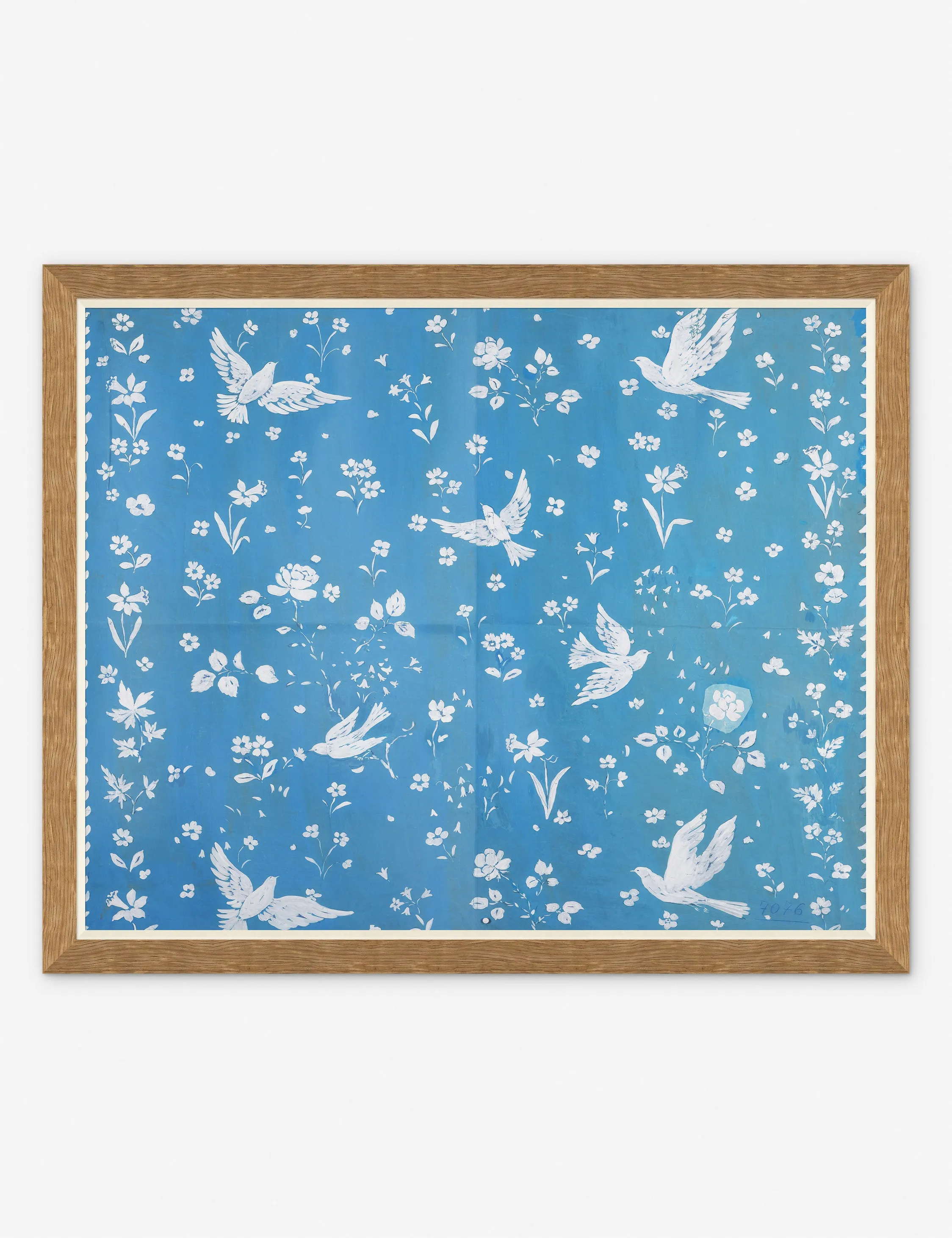 Birds and Flowers Print by Paule Marrot Lulu and Georgia