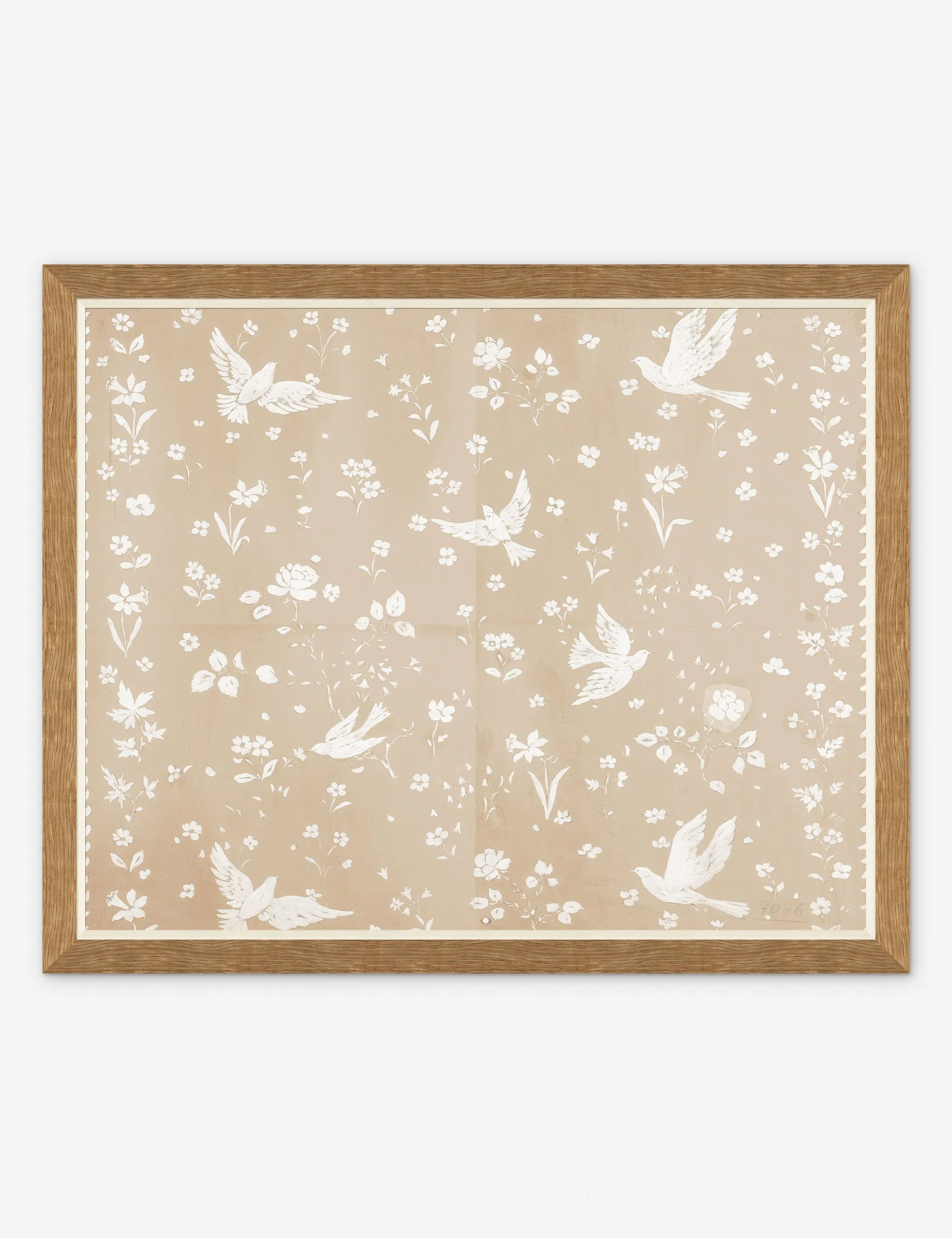 Birds and Flowers Print by Paule Marrot Lulu and Georgia