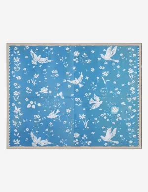 Birds and Flowers Print by Paule Marrot Lulu and Georgia