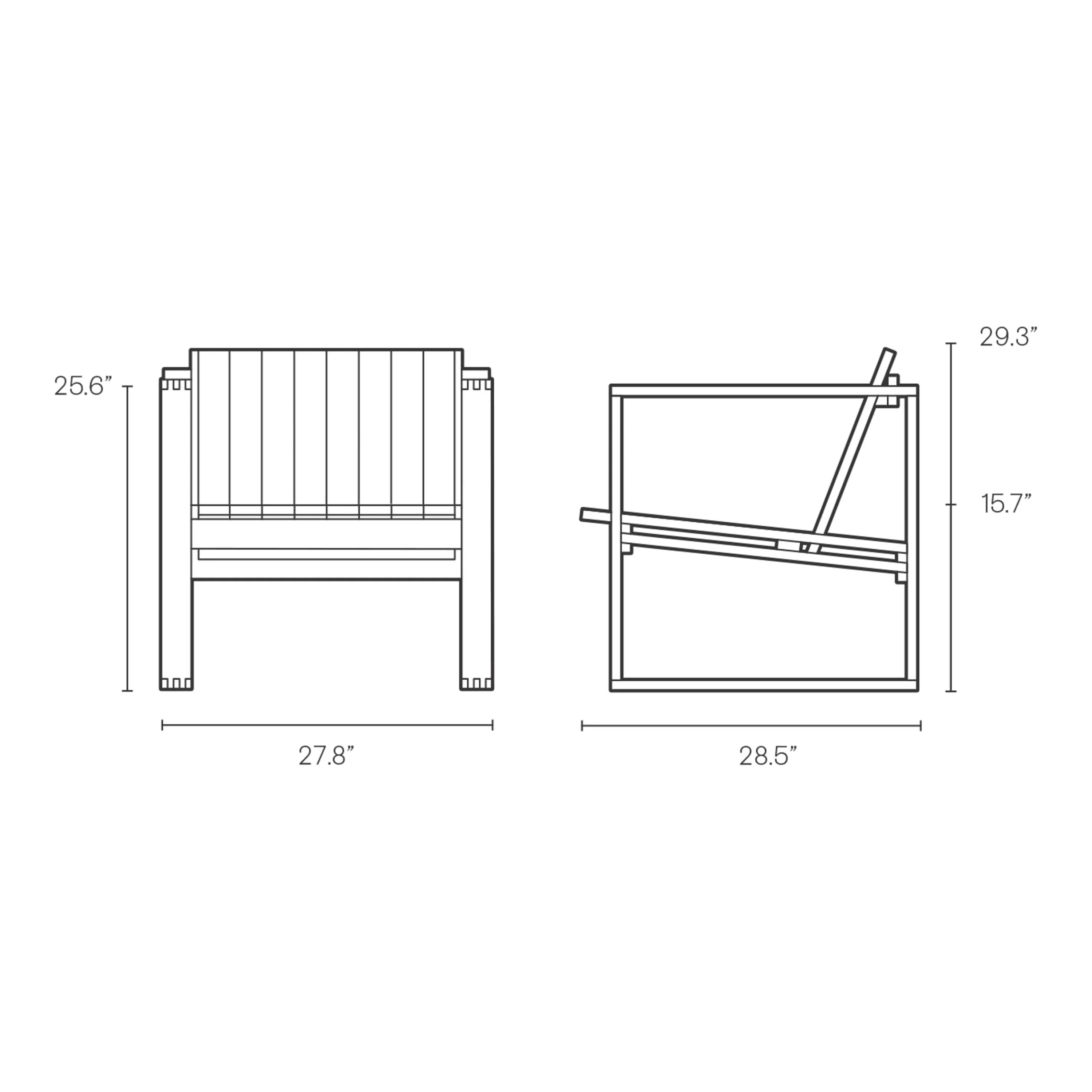 BK Outdoor Lounge Chair