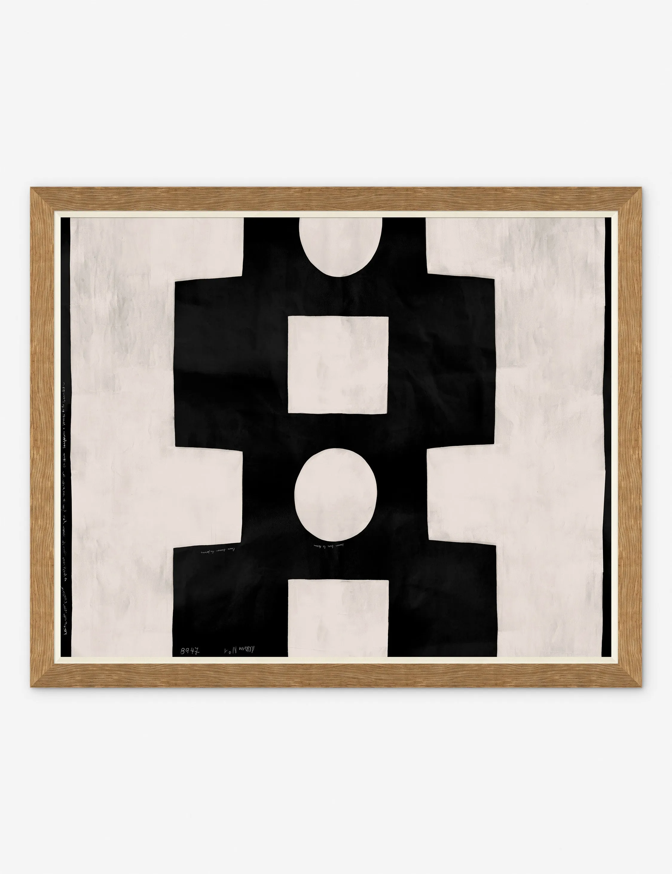 Black and White Print by Paule Marrot Lulu and Georgia