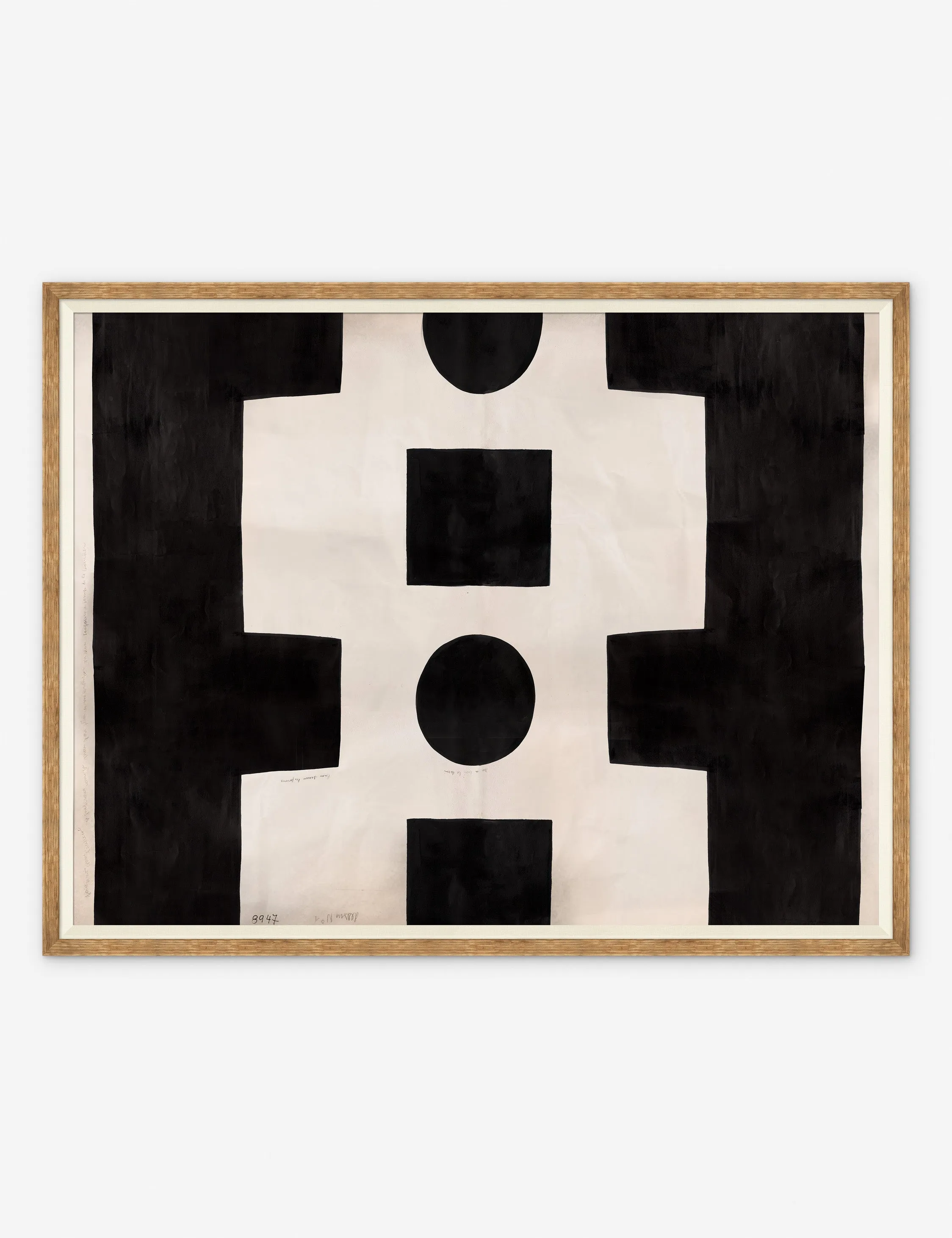Black and White Print by Paule Marrot Lulu and Georgia