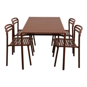 Bliss Rectangular Dining Table Set w/ Side Chairs