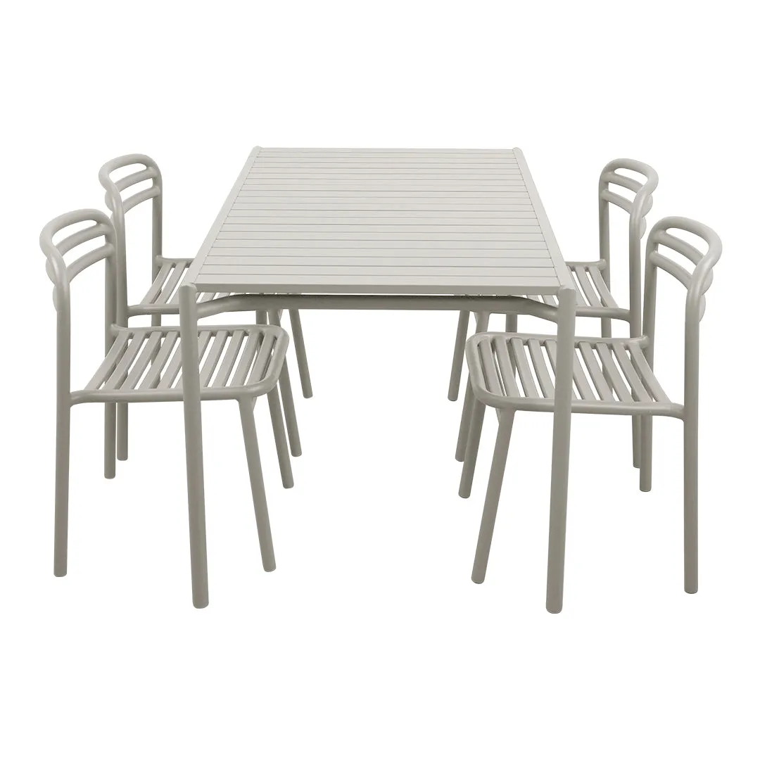 Bliss Rectangular Dining Table Set w/ Side Chairs