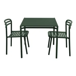 Bliss Square Dining Table Set w/ Side Chairs