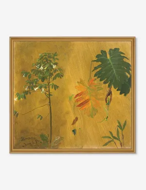 Botanical Study, Jamaica Print by Frederic Edwin Church Lulu and Georgia