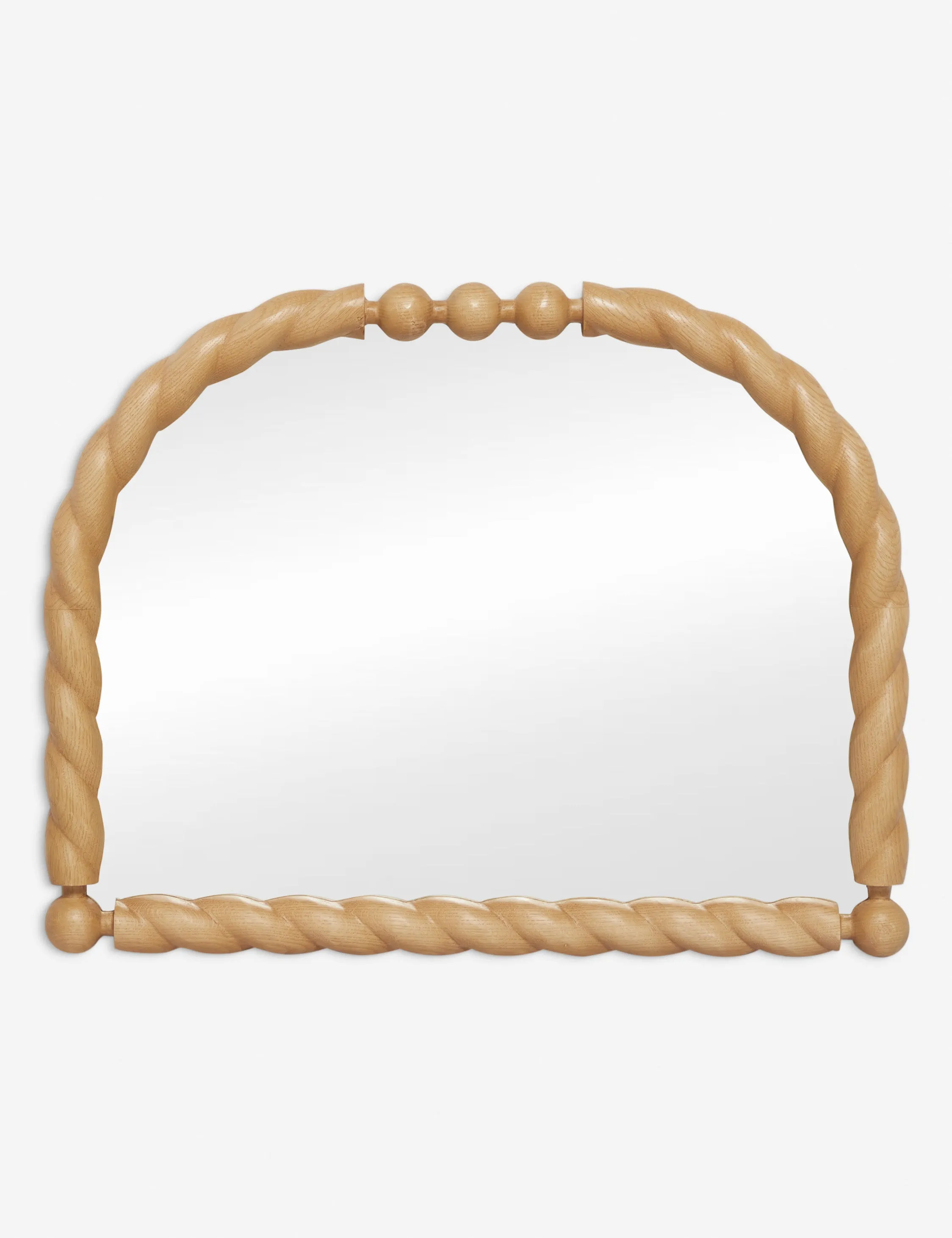 Braided Mantel Mirror by Sarah Sherman Samuel Lulu and Georgia