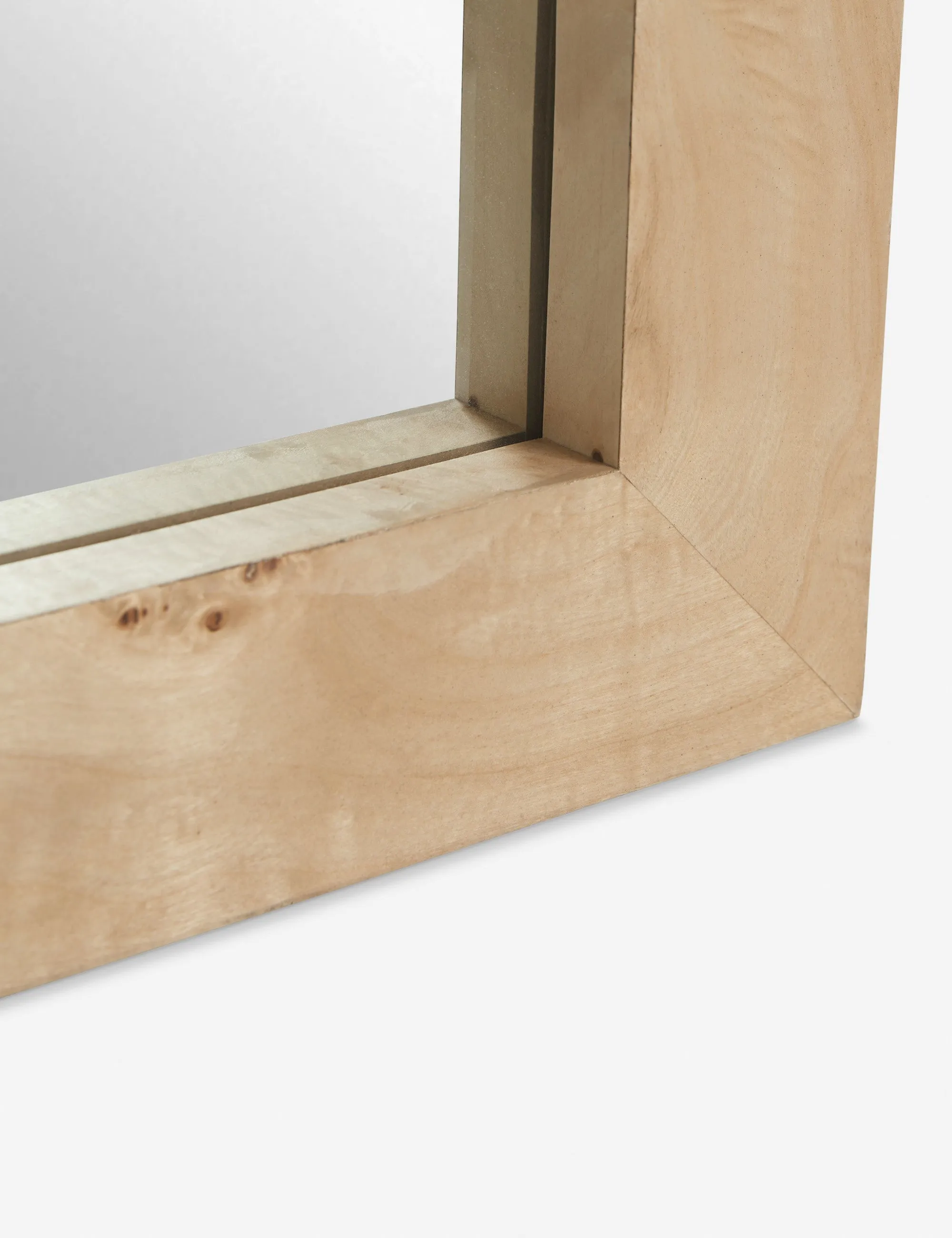 Bree Burl Wood Floor Mirror Lulu and Georgia