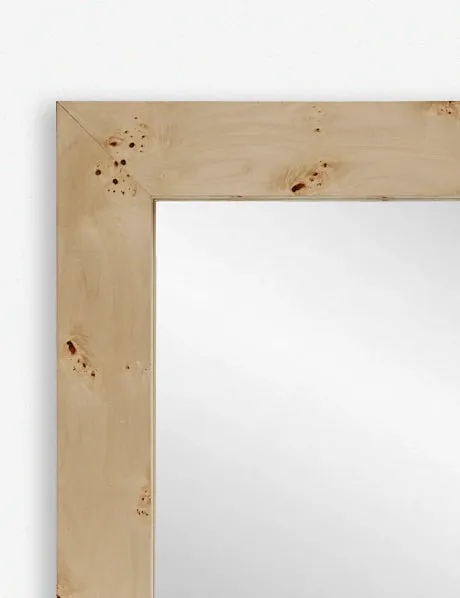 Bree Burl Wood Square Mirror Lulu and Georgia