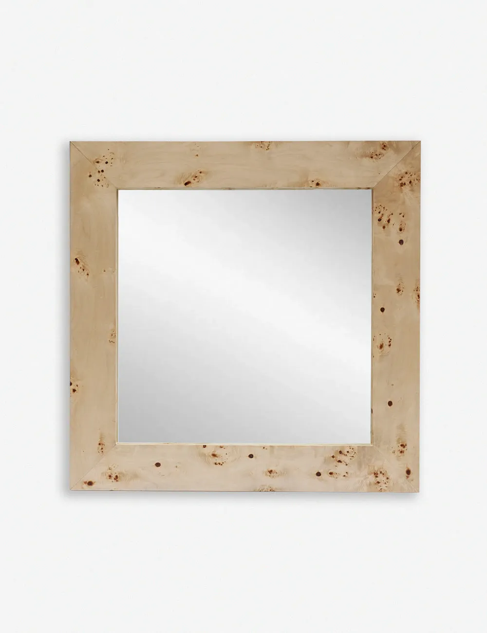 Bree Burl Wood Square Mirror Lulu and Georgia