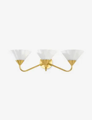 Brennan 3-Light Sconce Lulu and Georgia