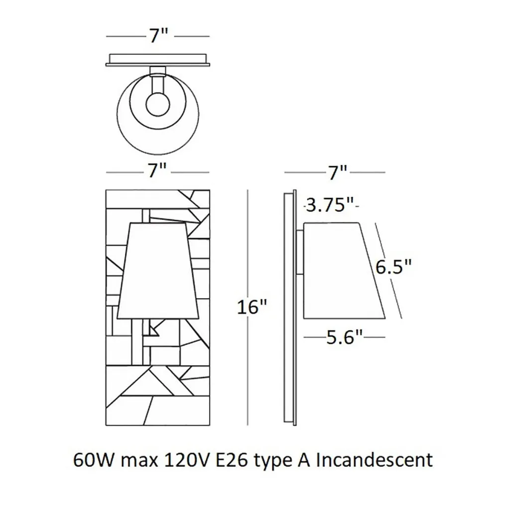 Brut Outdoor Wall Sconce