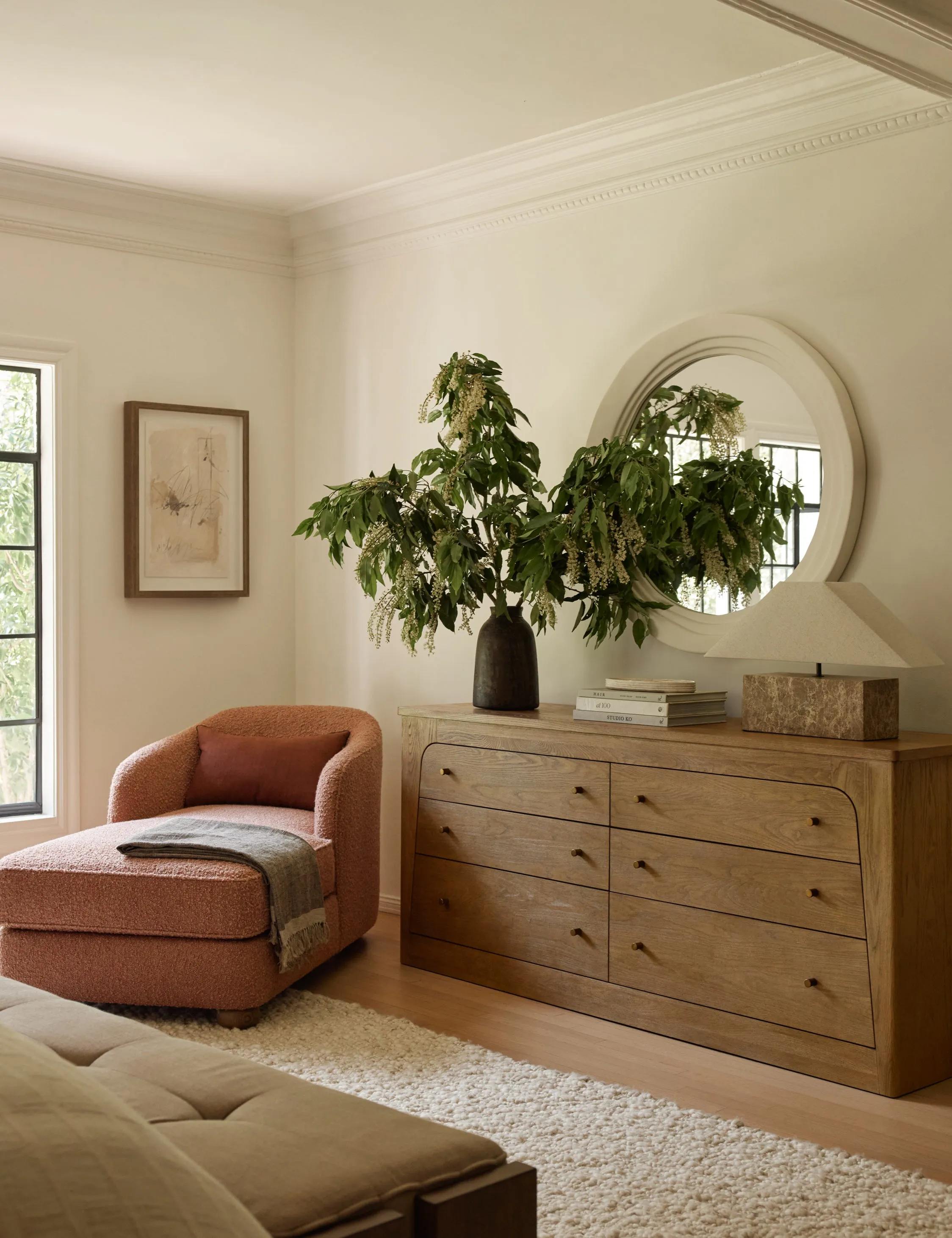 Casso Round Mirror by DISC Interiors Lulu and Georgia