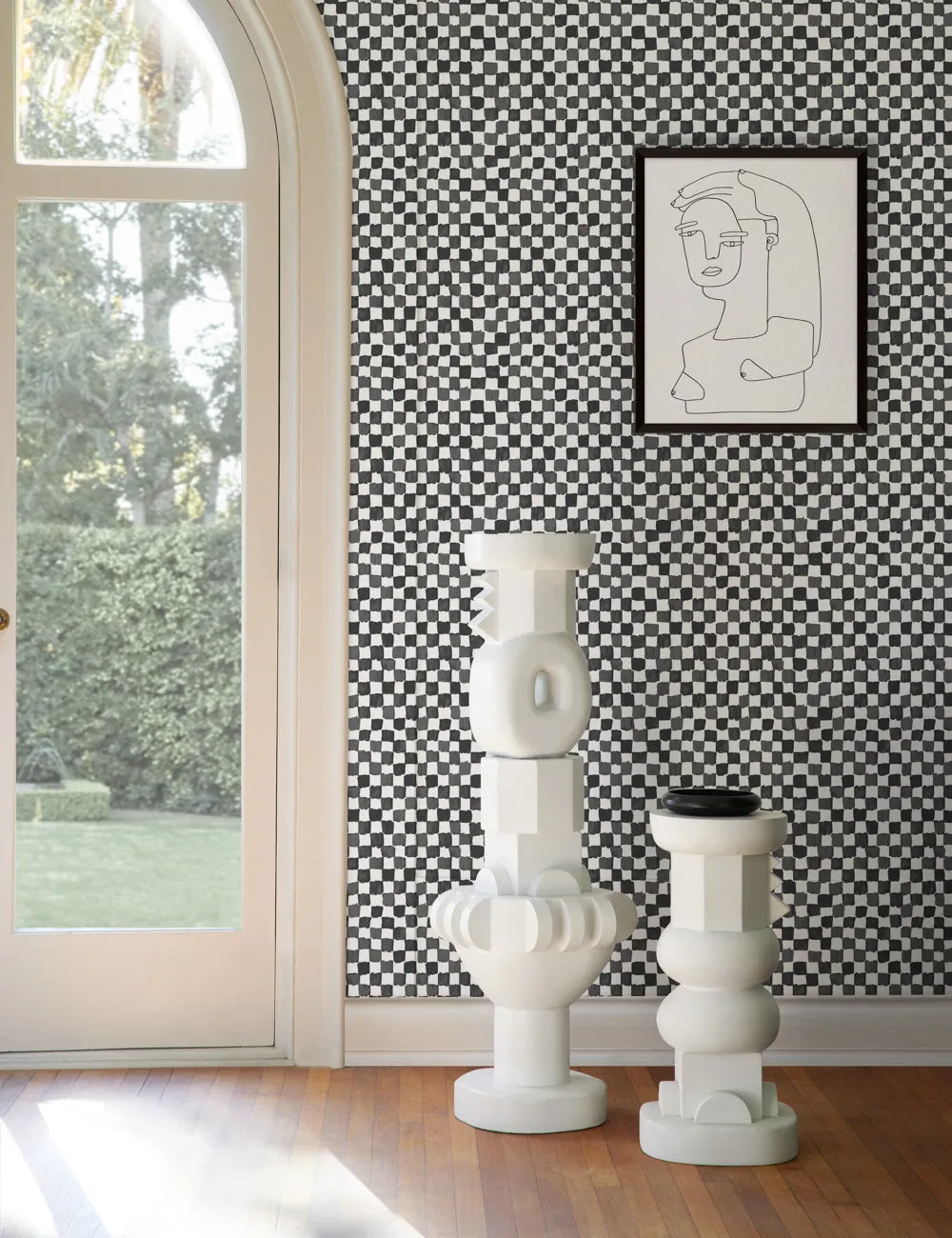Checkerboard Wallpaper by Sarah Sherman Samuel Lulu and Georgia
