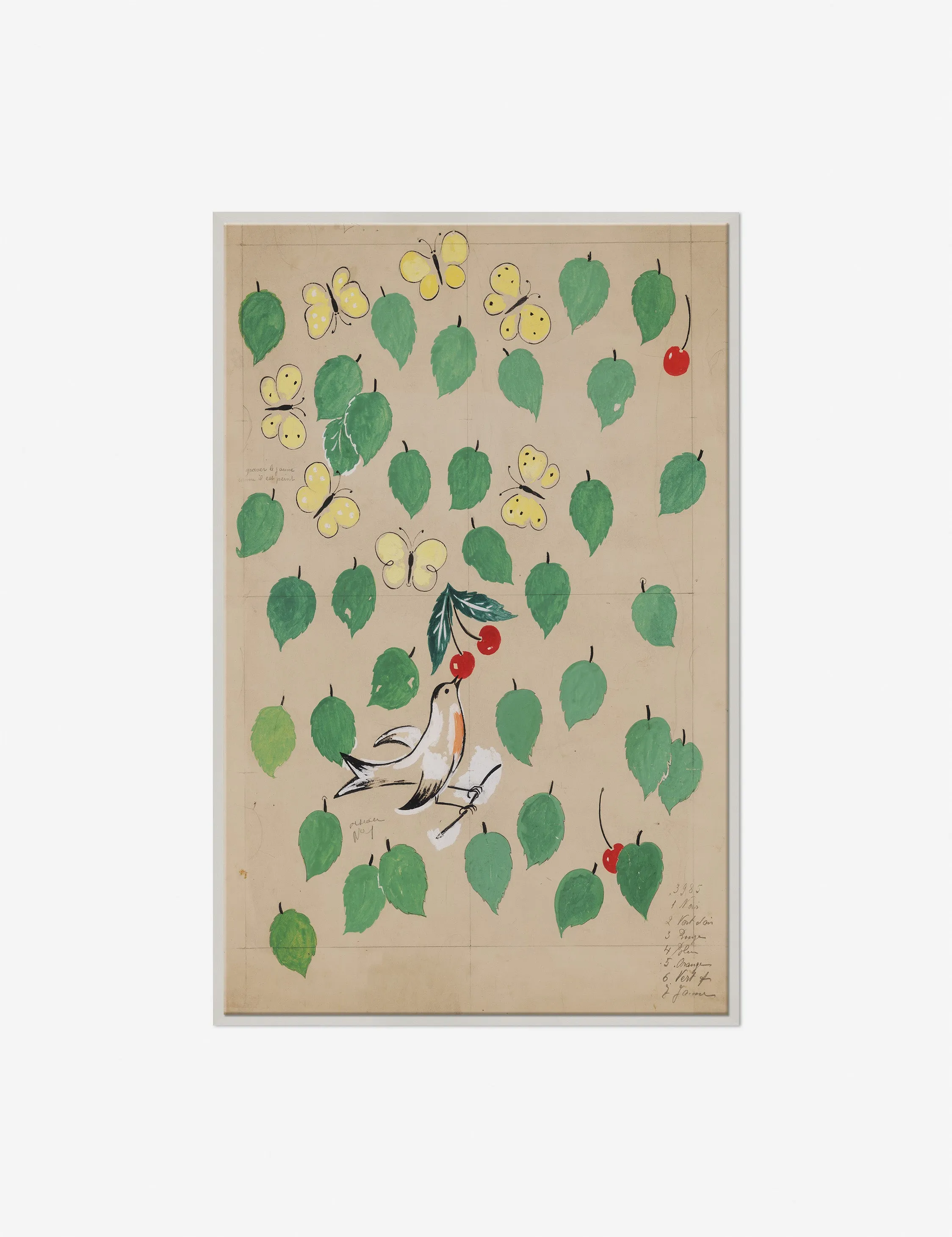 Cherries Print by Paule Marrot Lulu and Georgia