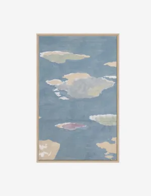 Cloudscape Triptych Print by Paule Marrot Lulu and Georgia