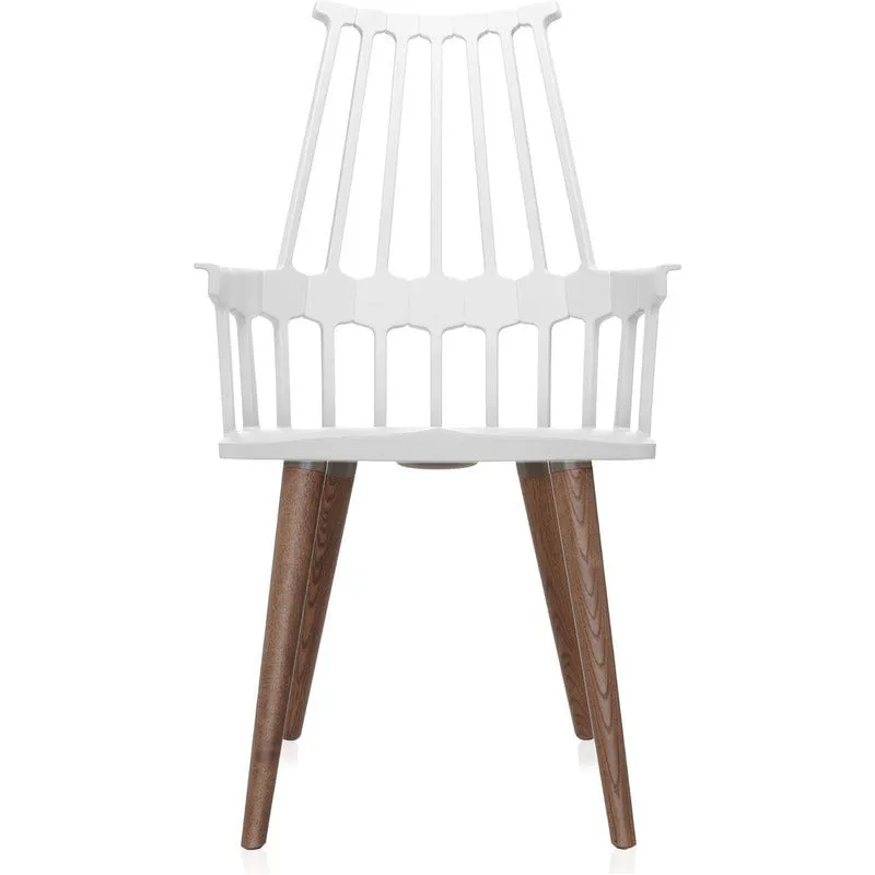 Comback Chair With Four Wooden Legs (Set of 2)