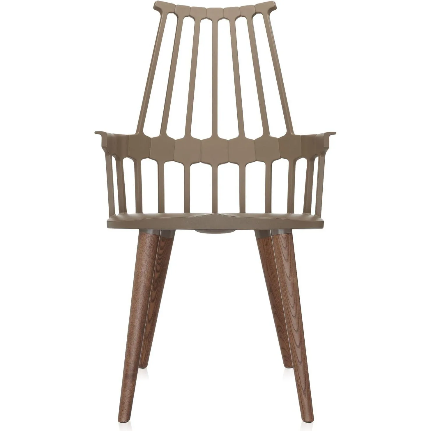 Comback Chair With Four Wooden Legs (Set of 2)