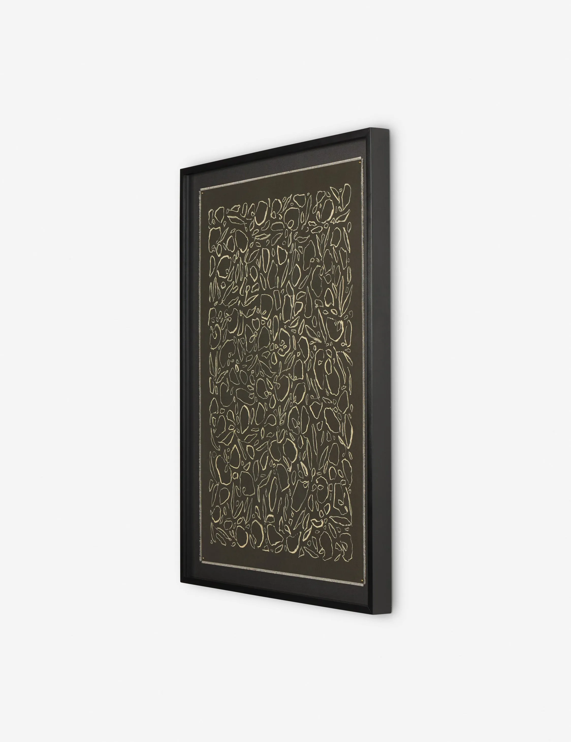 Cream On Black Glimmer by Laurel-Dawn Latshaw Lulu and Georgia