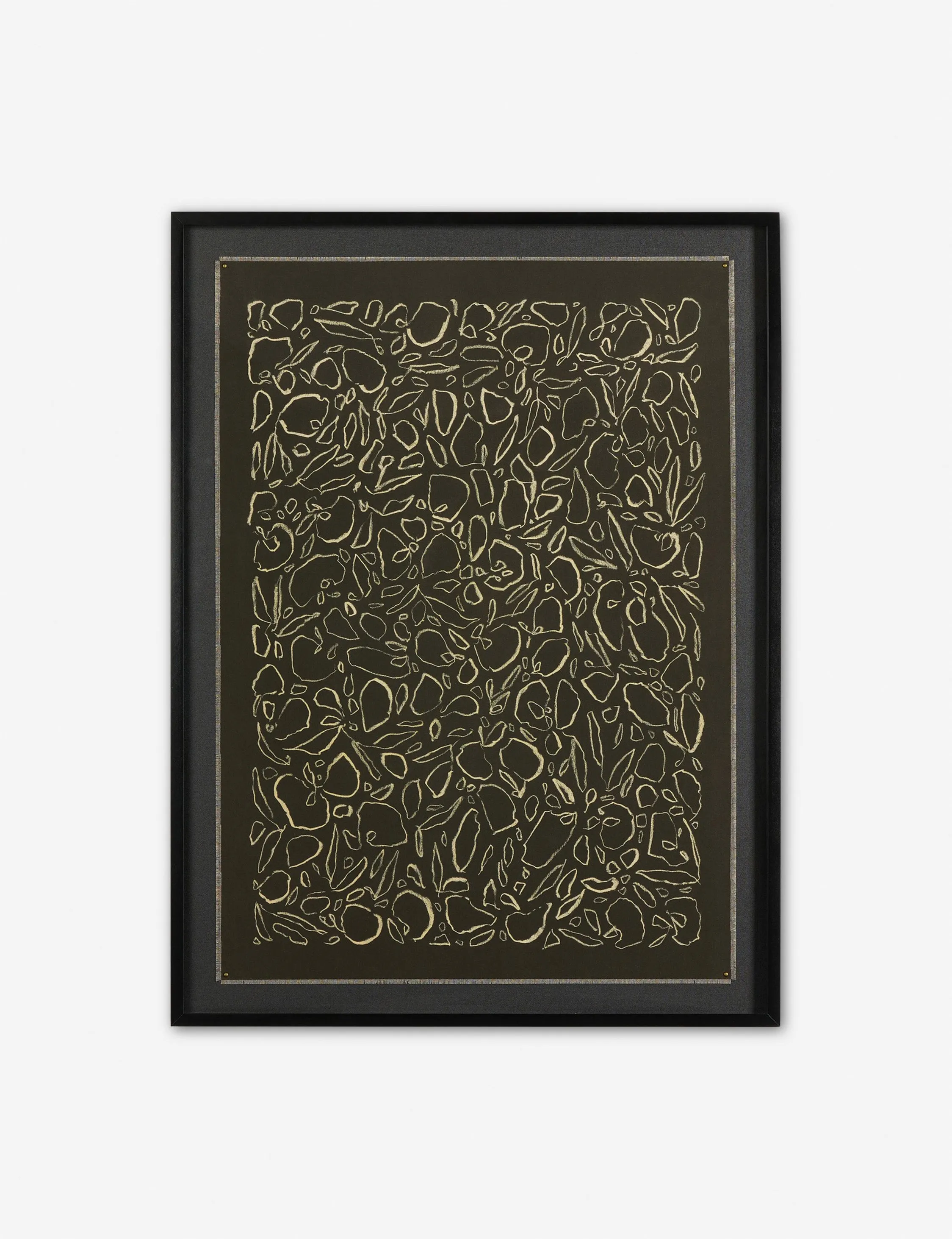 Cream On Black Glimmer by Laurel-Dawn Latshaw Lulu and Georgia