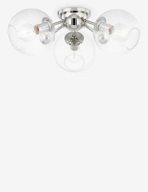 Crystal Semi-Flush Mount Light Lulu and Georgia